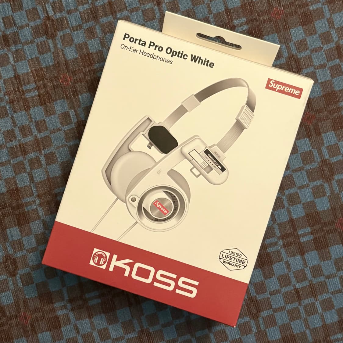 슈프림 코스 포타 프로 헤드셋 화이트 상품이미지4