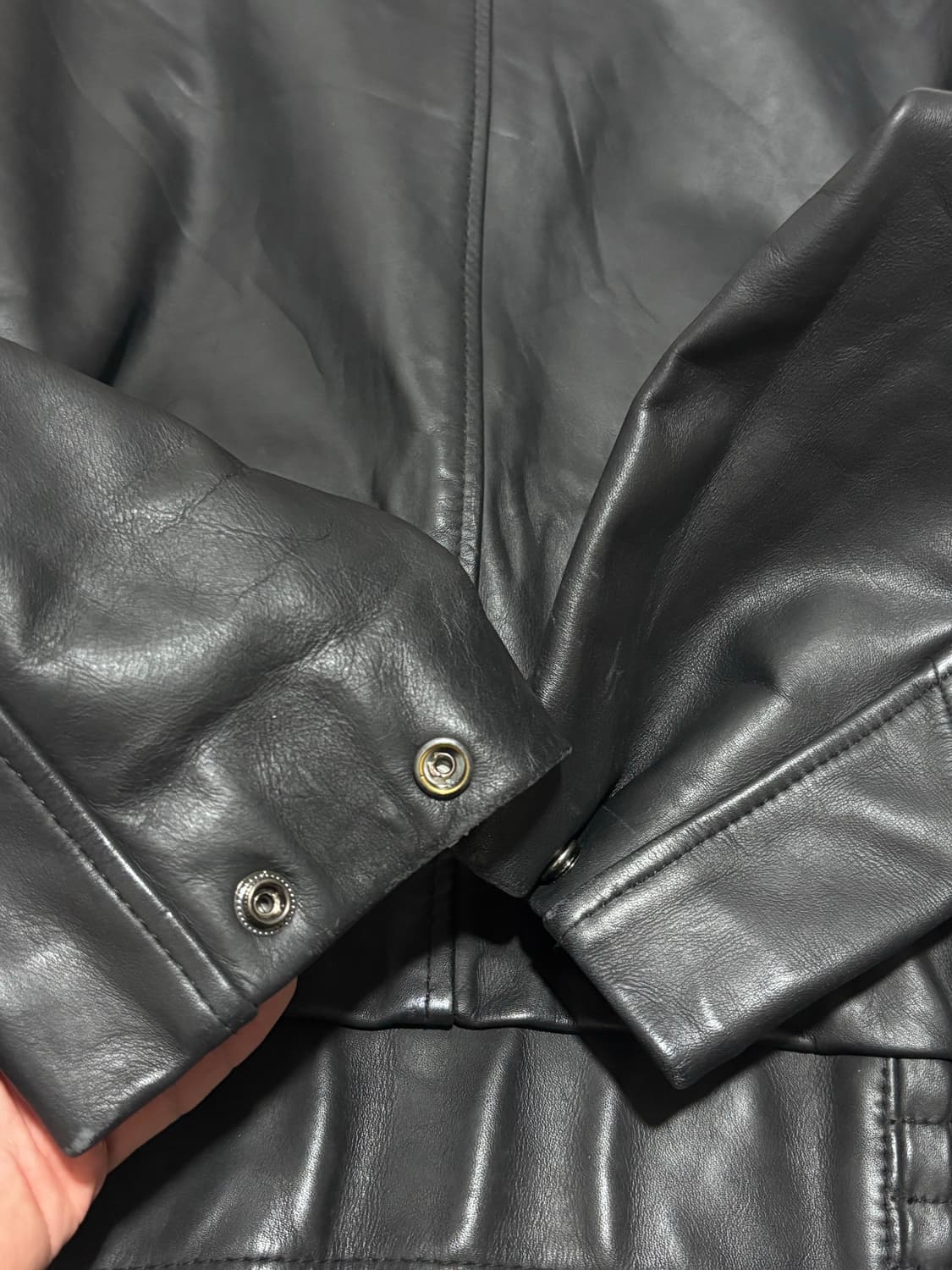 [M]90s Harajuku Mother 레더 자켓 상품이미지4