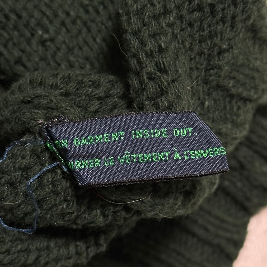 M 폴로랄프로렌 버건디 포니 그린 코튼 니트 상품이미지5