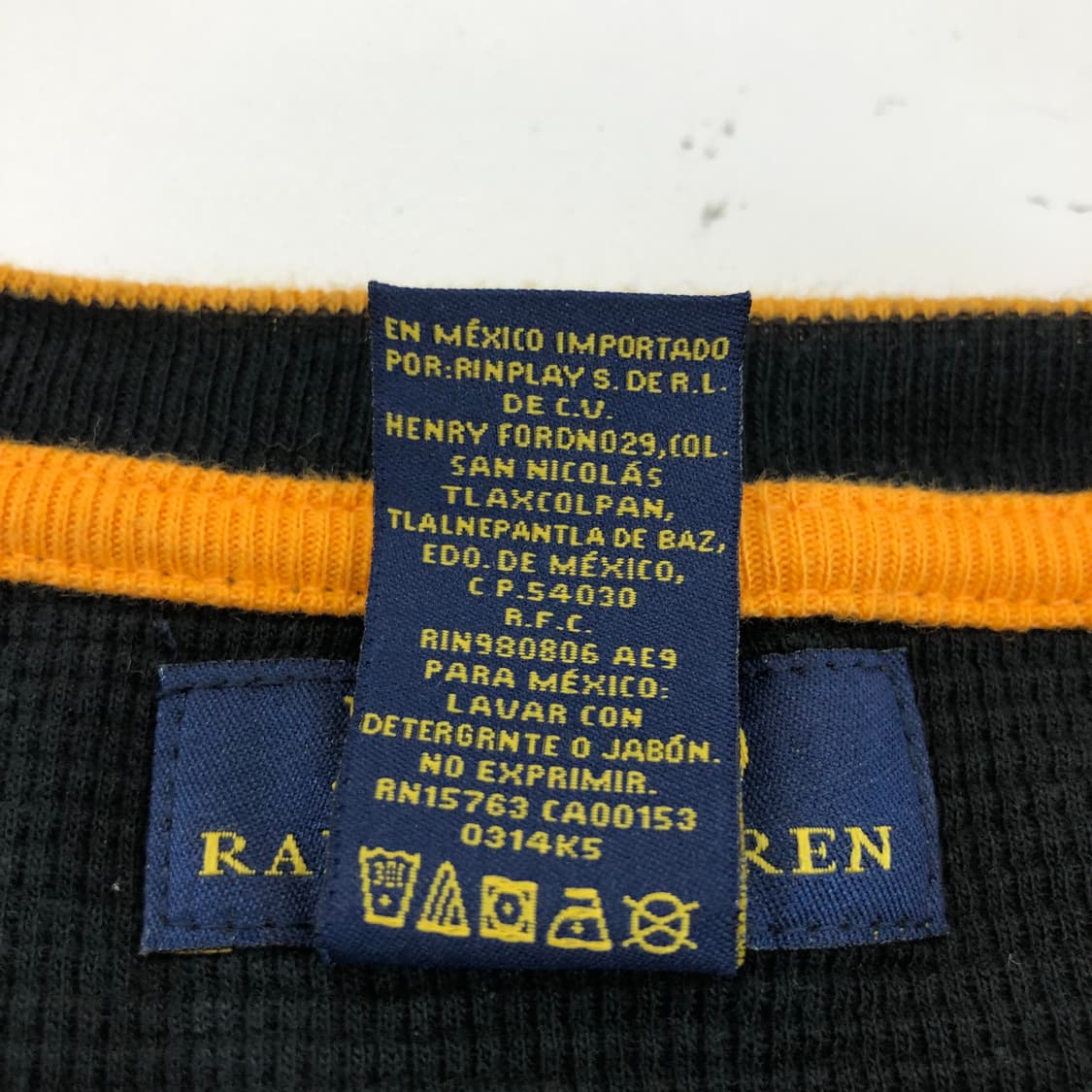 폴로 랄프로렌 오렌지포니 와플반팔 100 상품이미지6