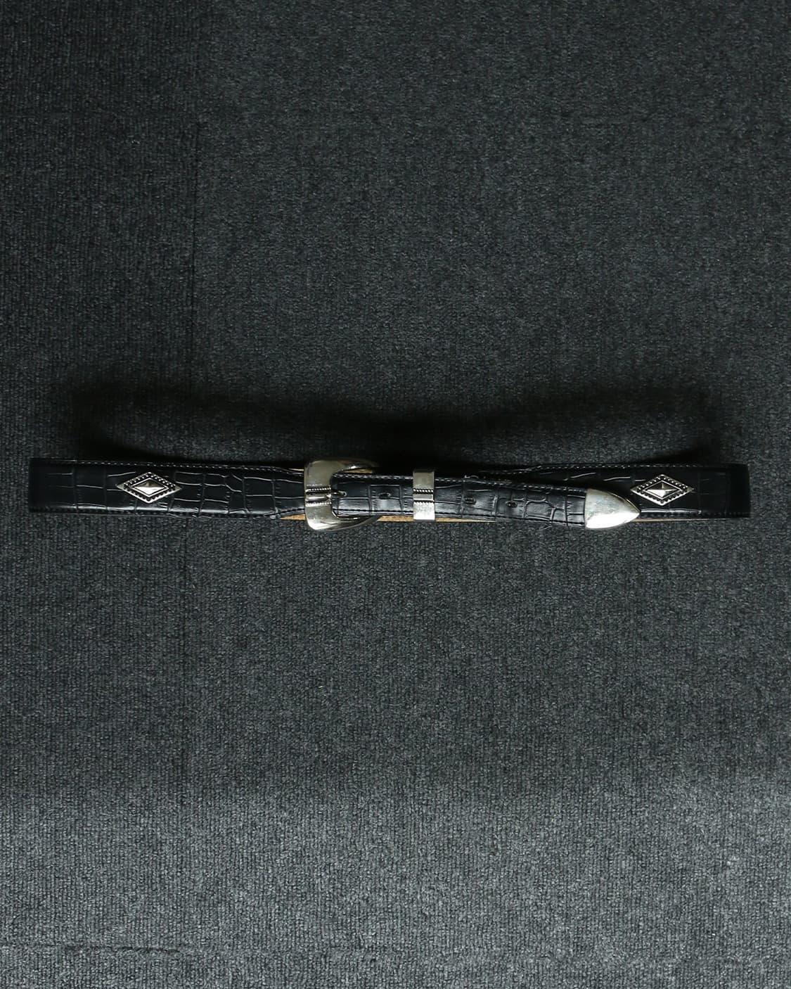 빈티지 레더 스터드 벨트 상품이미지4