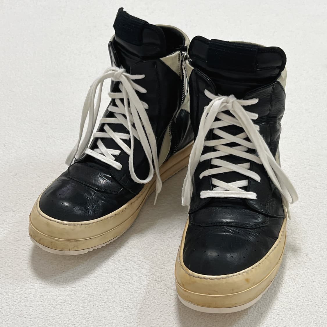 릭오웬스 11SS 혀짧 지오바스켓 모노크롬 LFE 상품이미지2