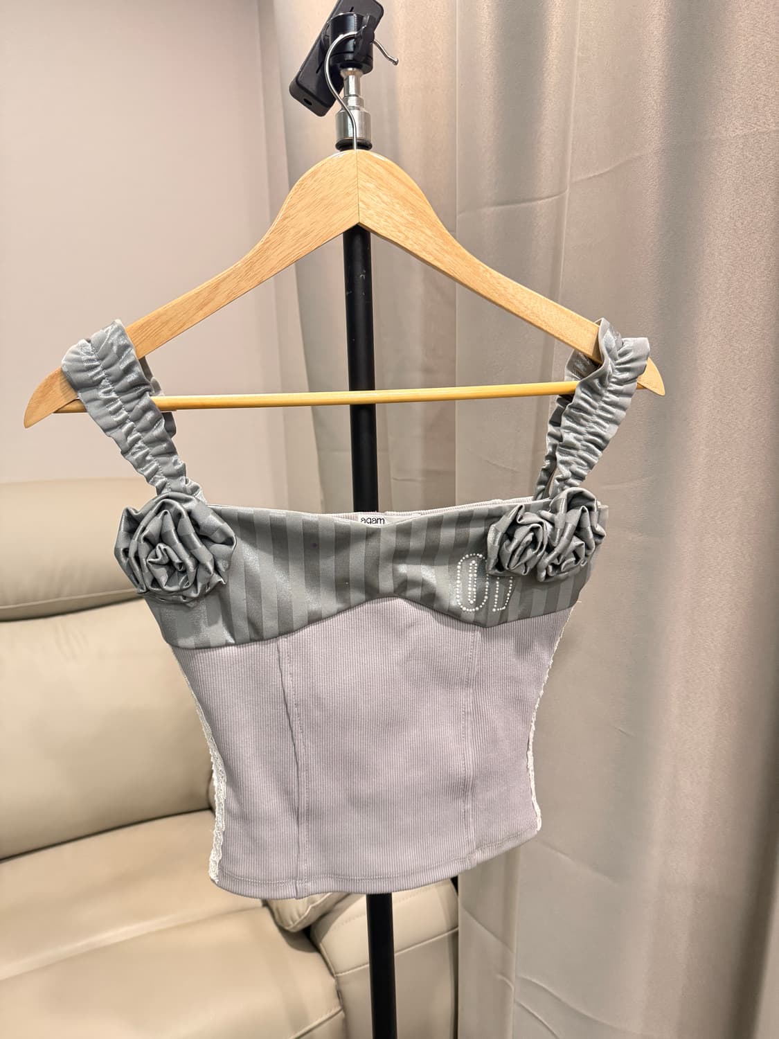 플라워 오프숄더 상의 상품이미지1