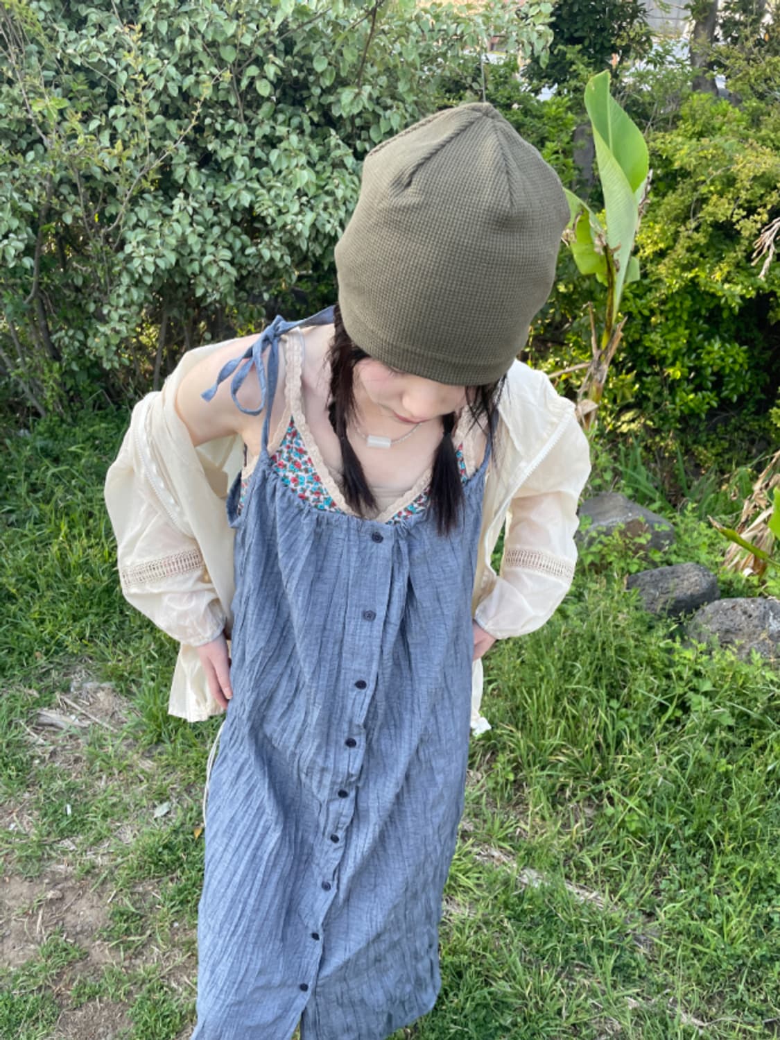 김아홉 ari wrinkle dress 새상품 상품이미지5