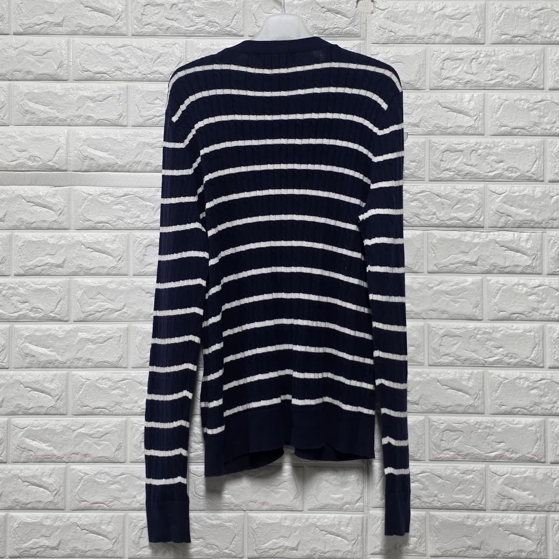 폴로 랄프로렌 네이비 스트라이프 가디건 L 상품이미지4