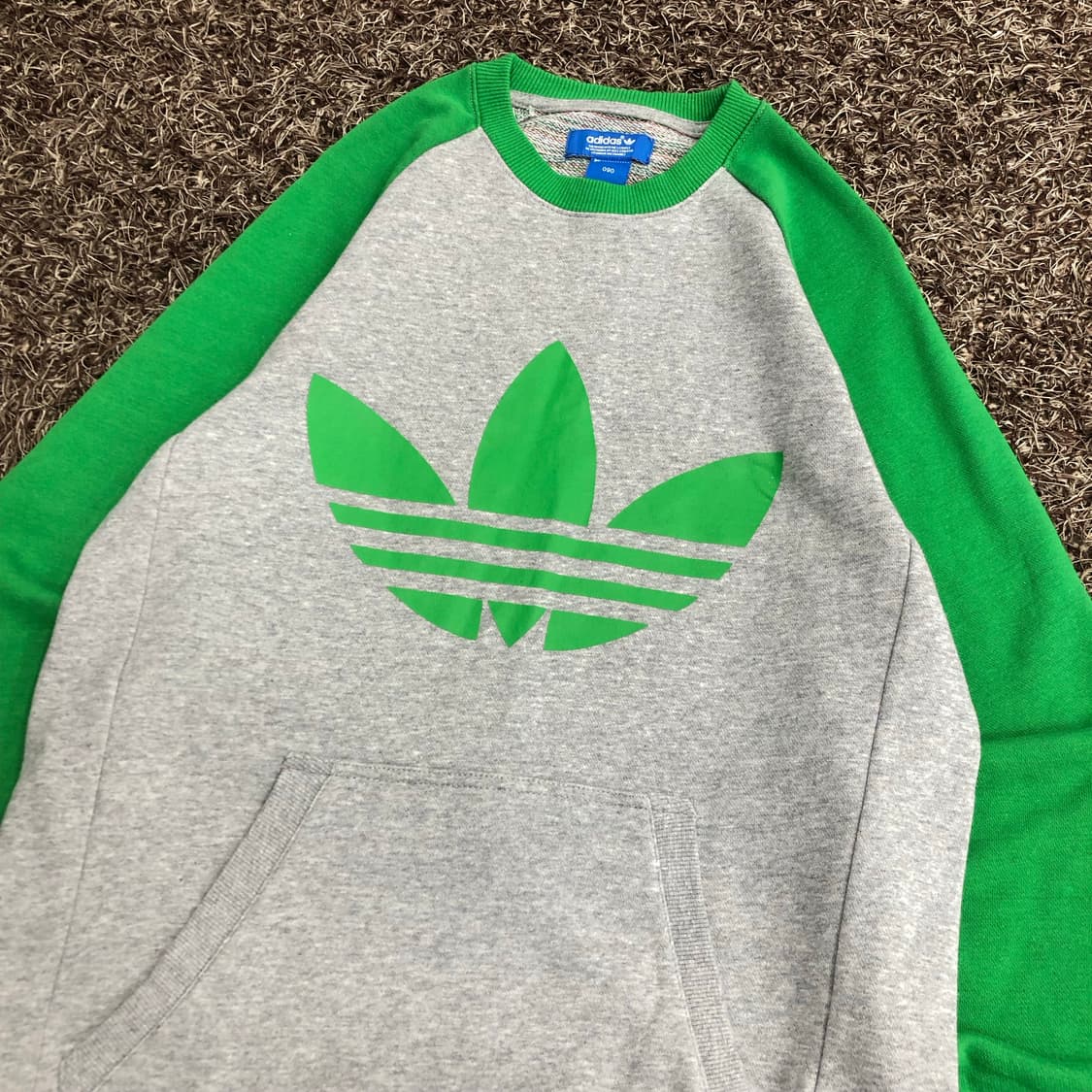 아디다스 트레포일 그린 맨투맨  상품이미지2