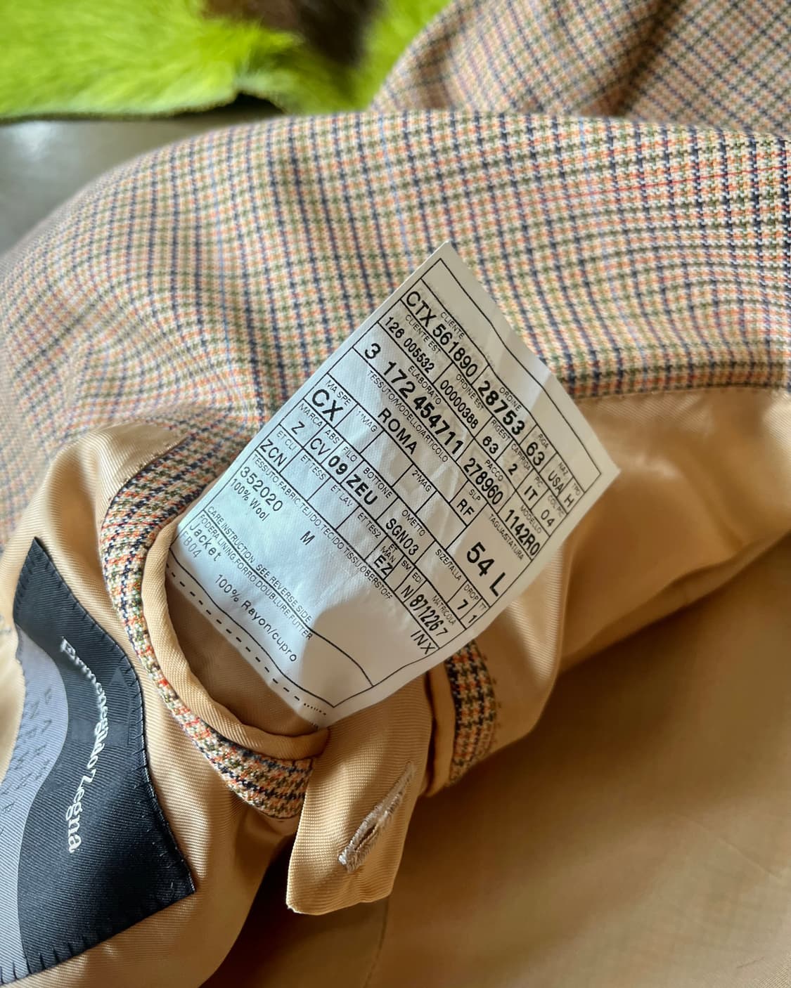 Ermenegildo Zegna Check Wool Old Blazer  상품이미지9