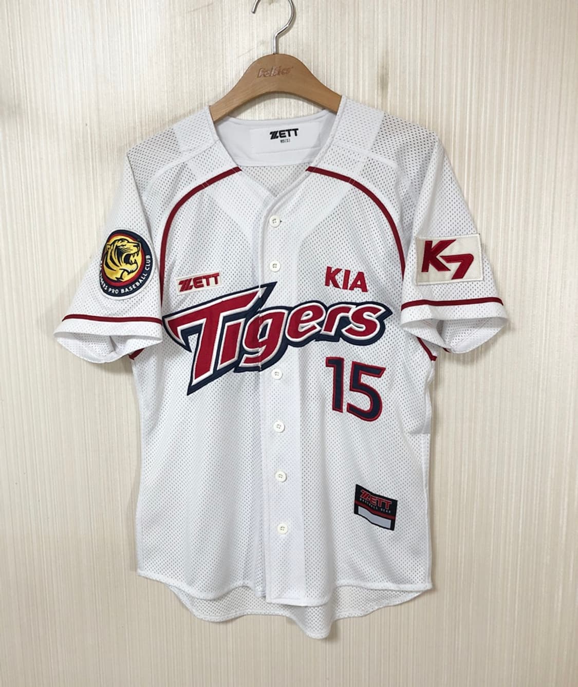 KBO ZETT 기아타이거즈 올드 홈유니폼/져지 S(85) #15 이용규 상품이미지1