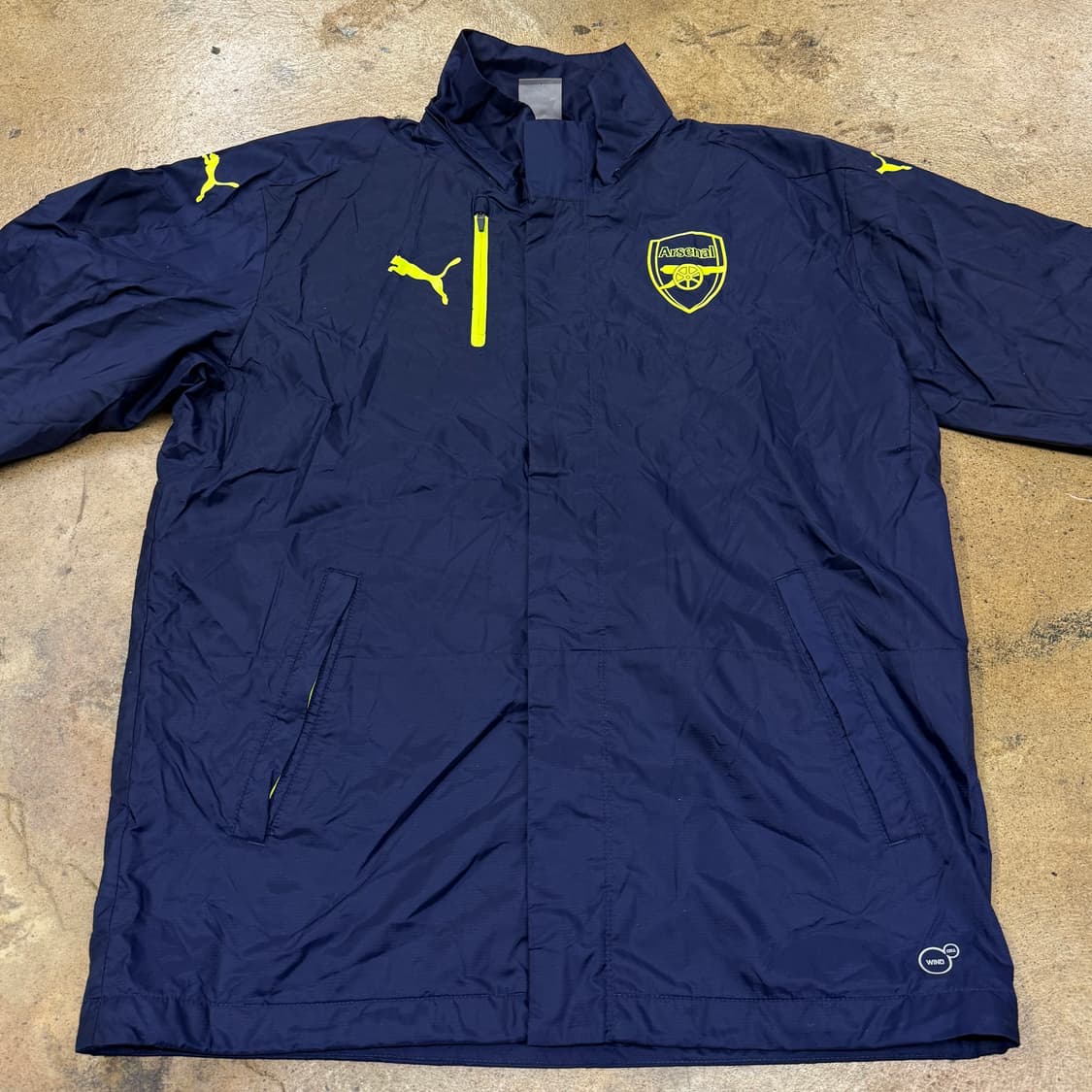 [정품/M] 푸마 아스날 FC 네이비 바람막이 b19 상품이미지3
