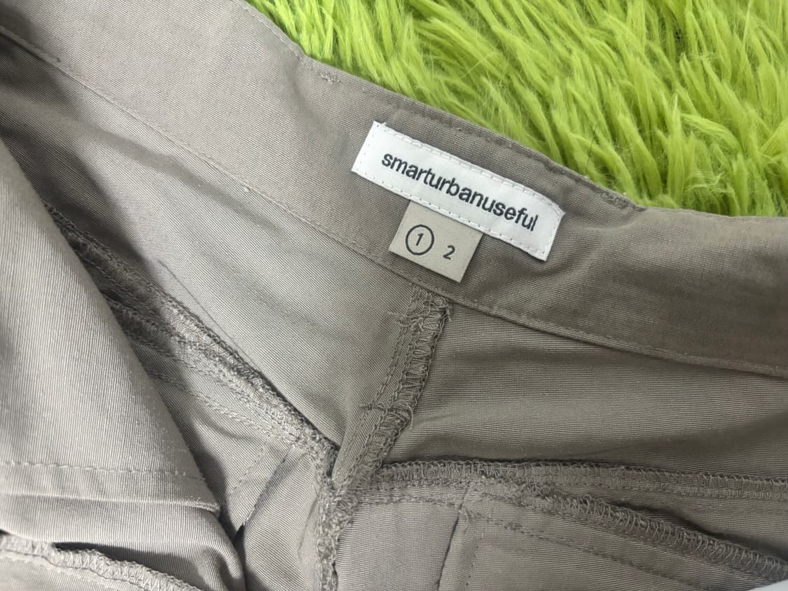 스마트어반유즈풀 코이세이오 패널드 부츠컷 카키 상품이미지3