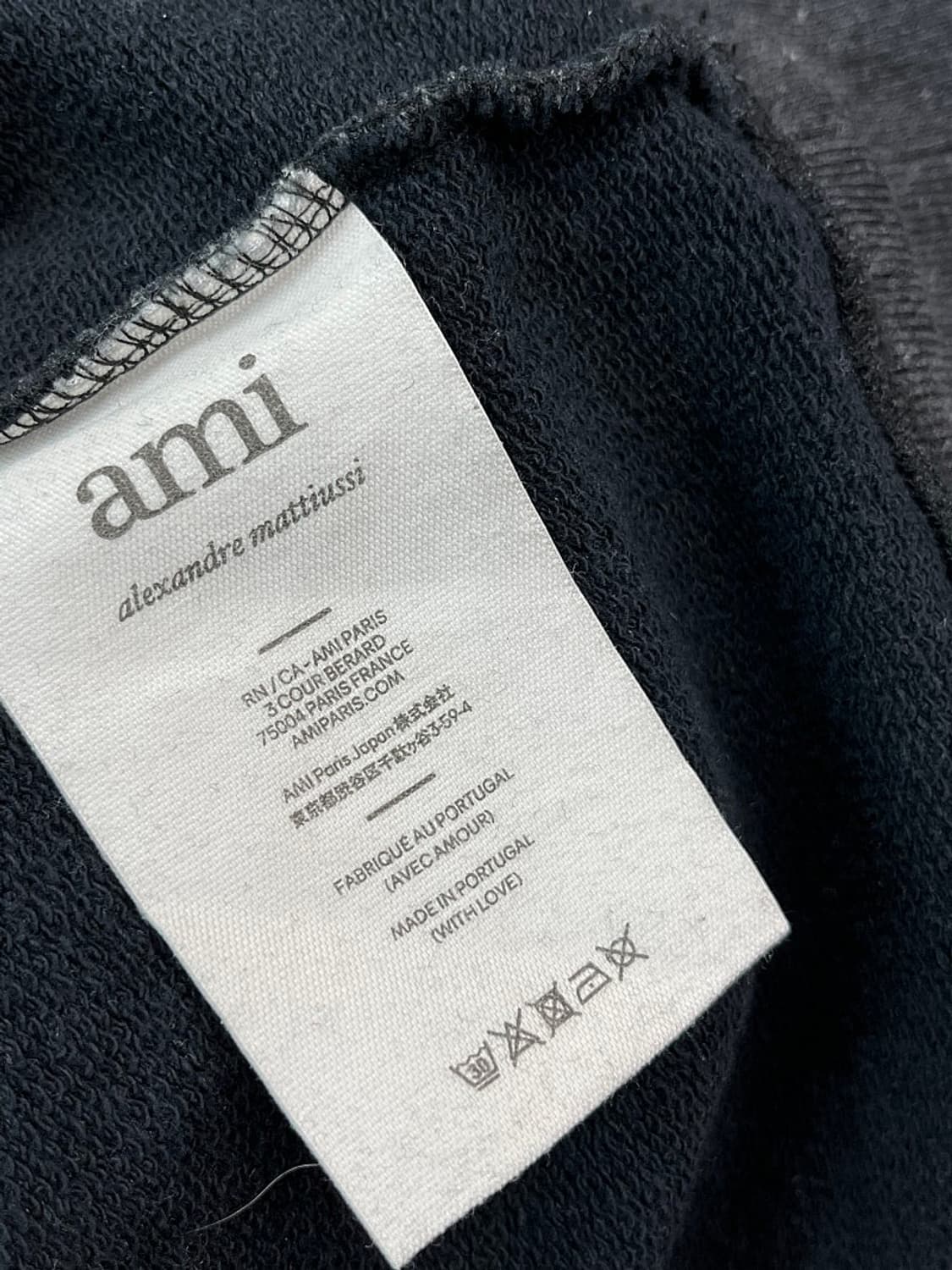 100-105) 아미 하트패치 맨투맨  상품이미지4