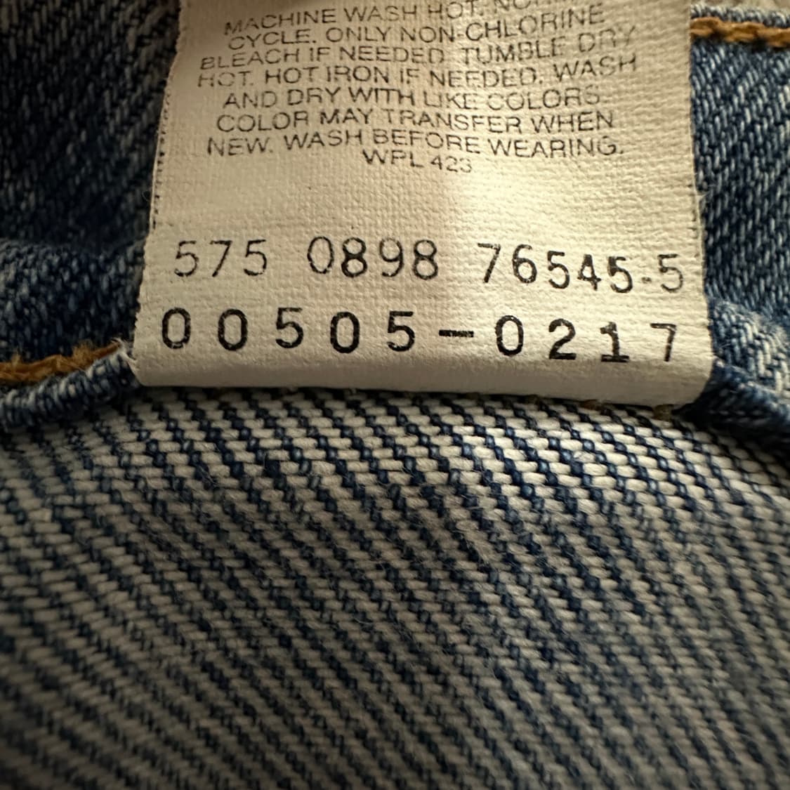 LEVI'S 505 90's usa made vintage jeans 상품이미지4