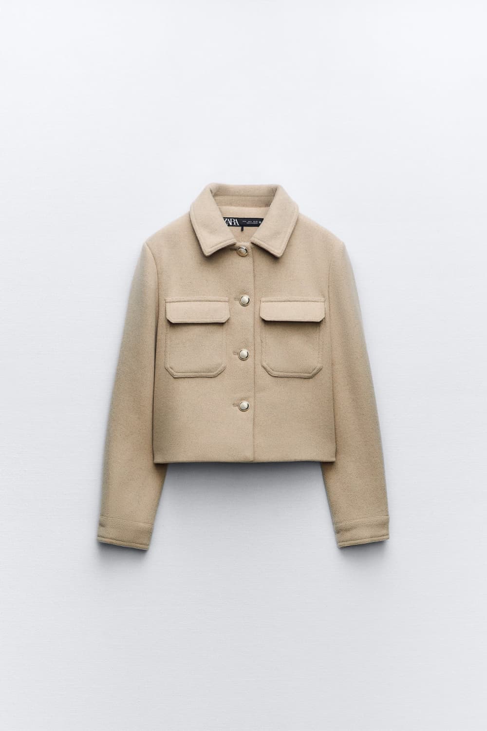 Zara 울 블렌드 크롭 블레이저(S) 상품이미지2