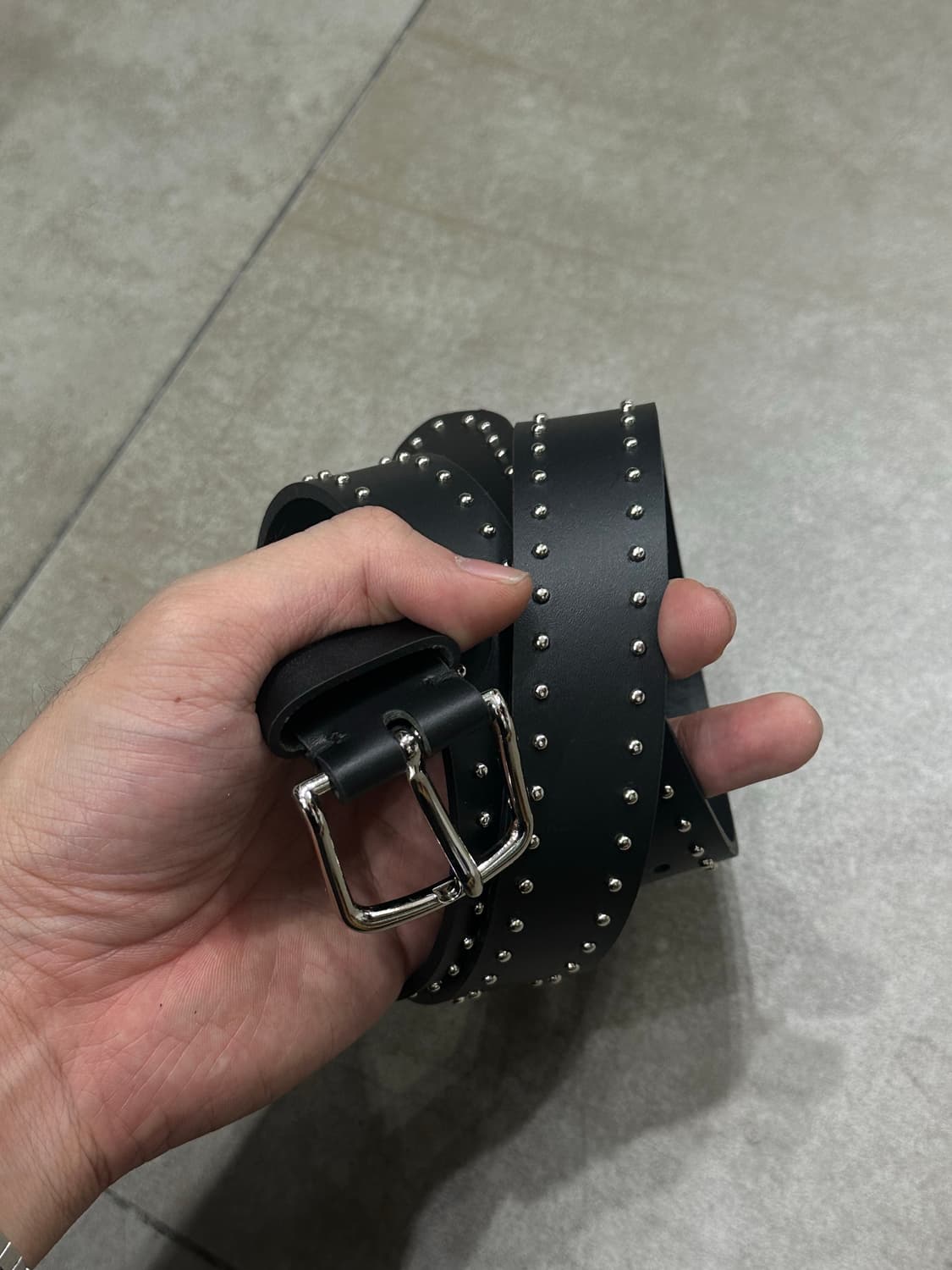 Stud point belt - 스터드 포인트 벨트 상품이미지3