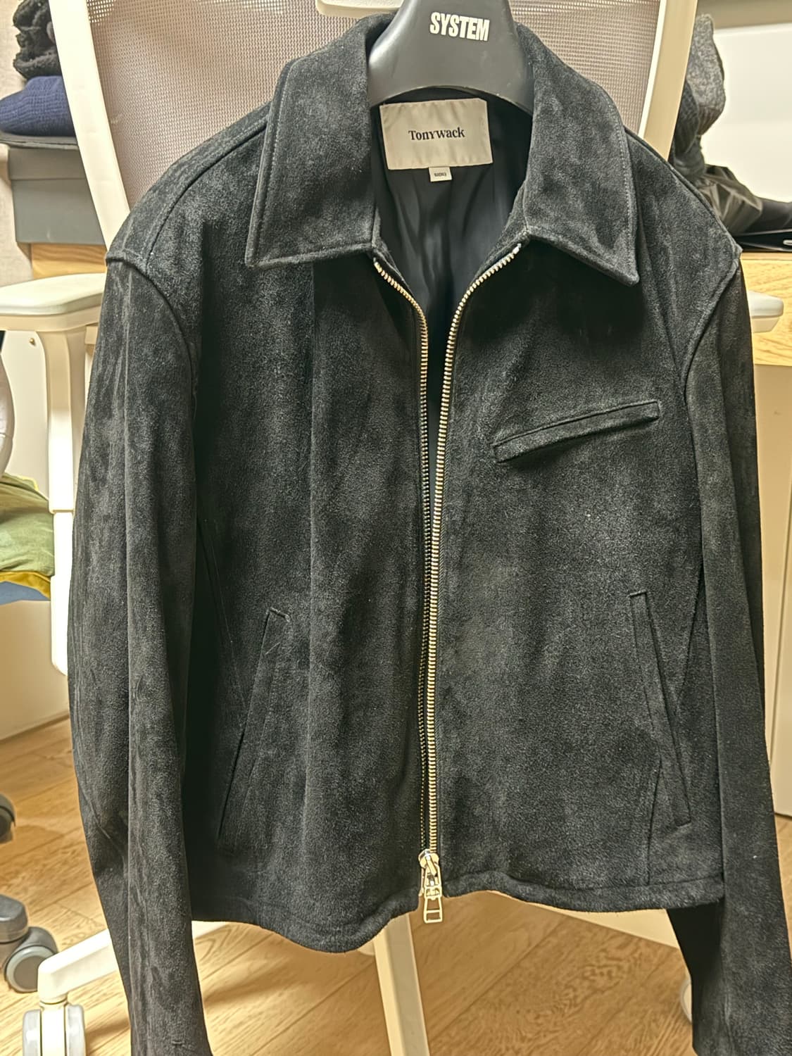 토니웩 스웨이드 자켓 블랙 [XL] 상품이미지2