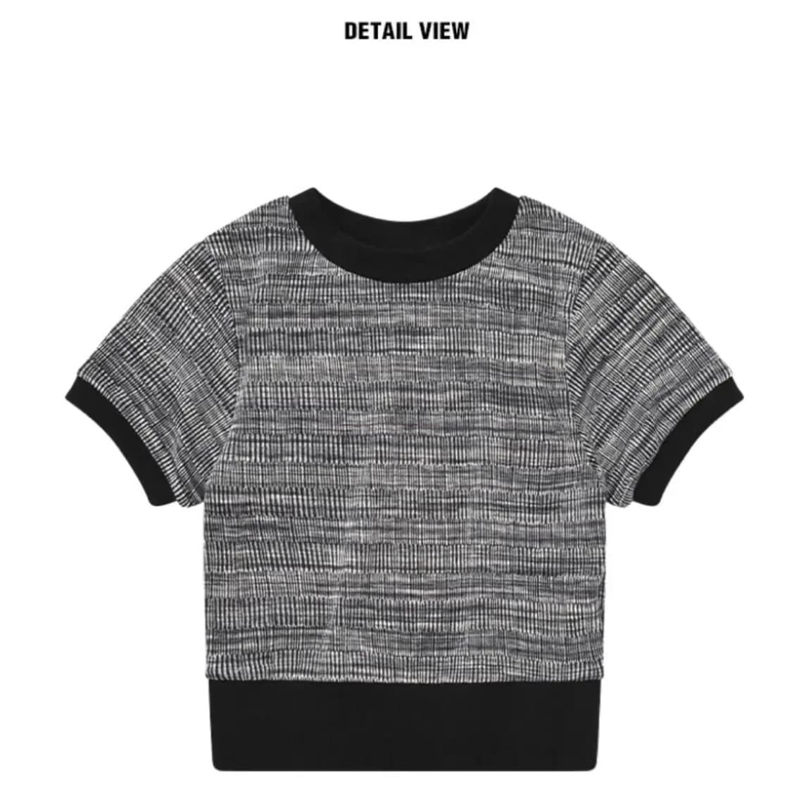 큐리티 C MULTI STRIPE T-SHIRT_BLACK (M) 상품이미지6