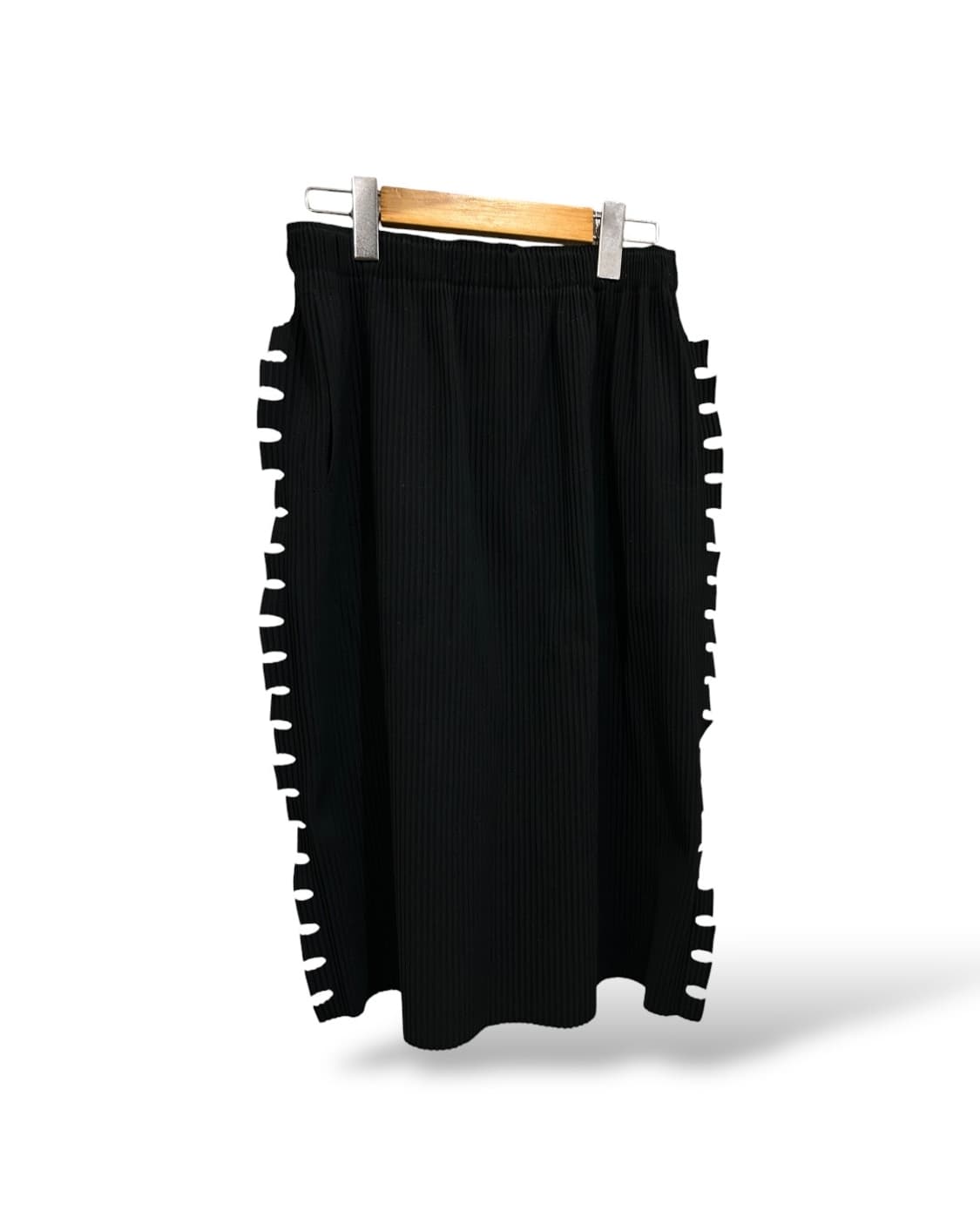 (rare)이세이미야케 사이드디테일 롱플리츠 스커트 상품이미지2
