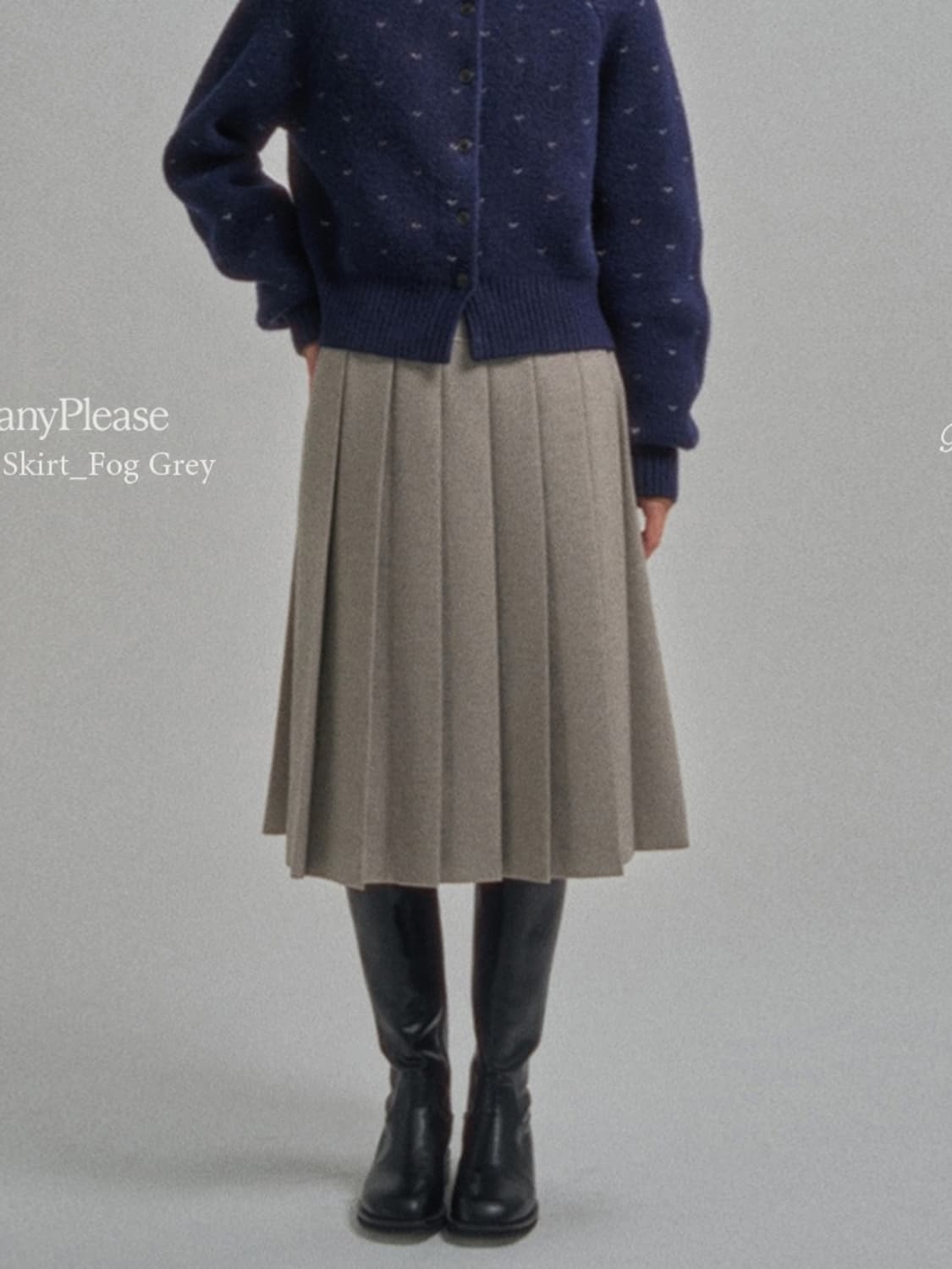망고매니플리즈 elize pleats skirt S 상품이미지1