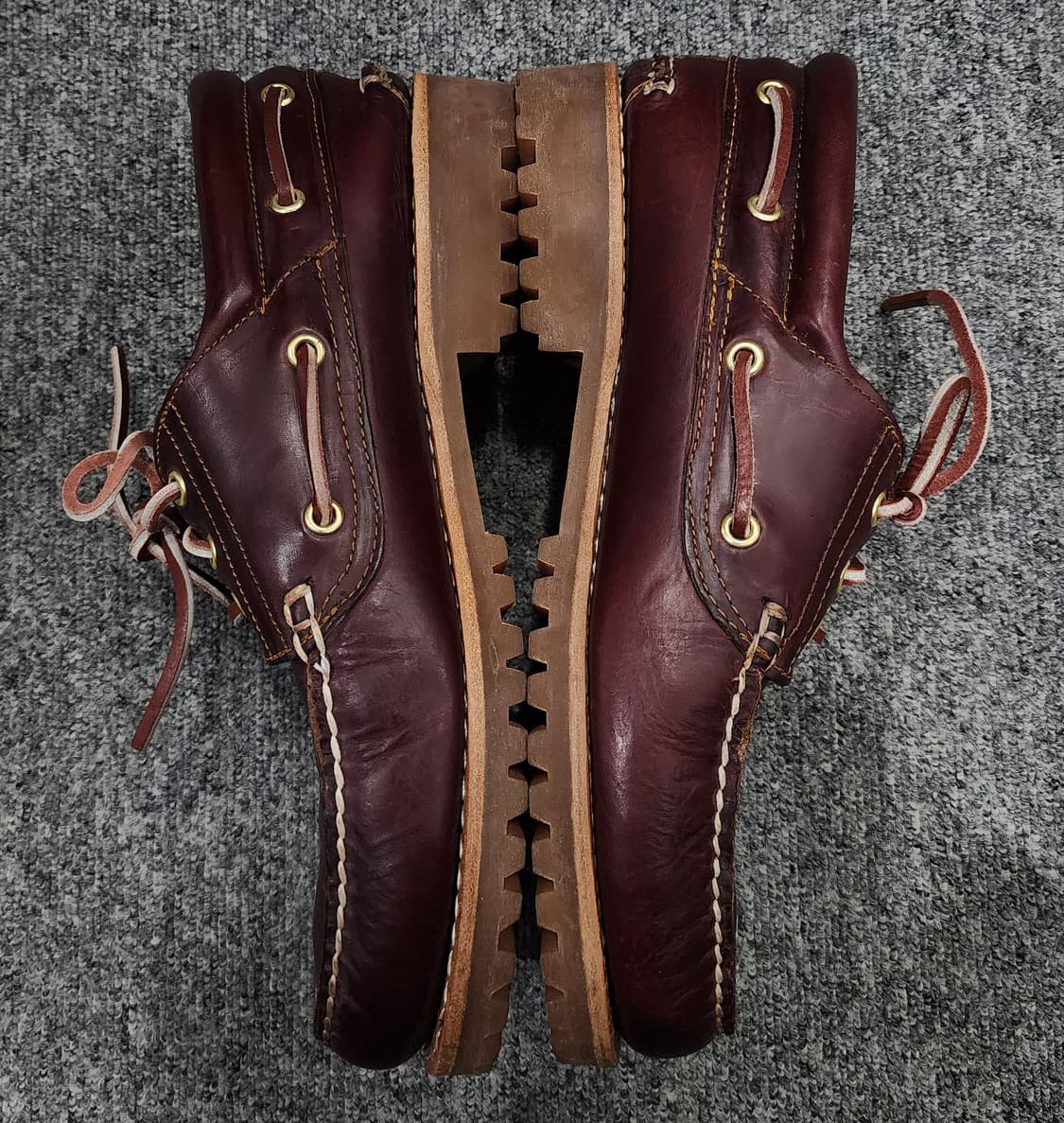 팀버랜드 클래식 3아이 보트 슈즈 버건디 270 상품이미지3