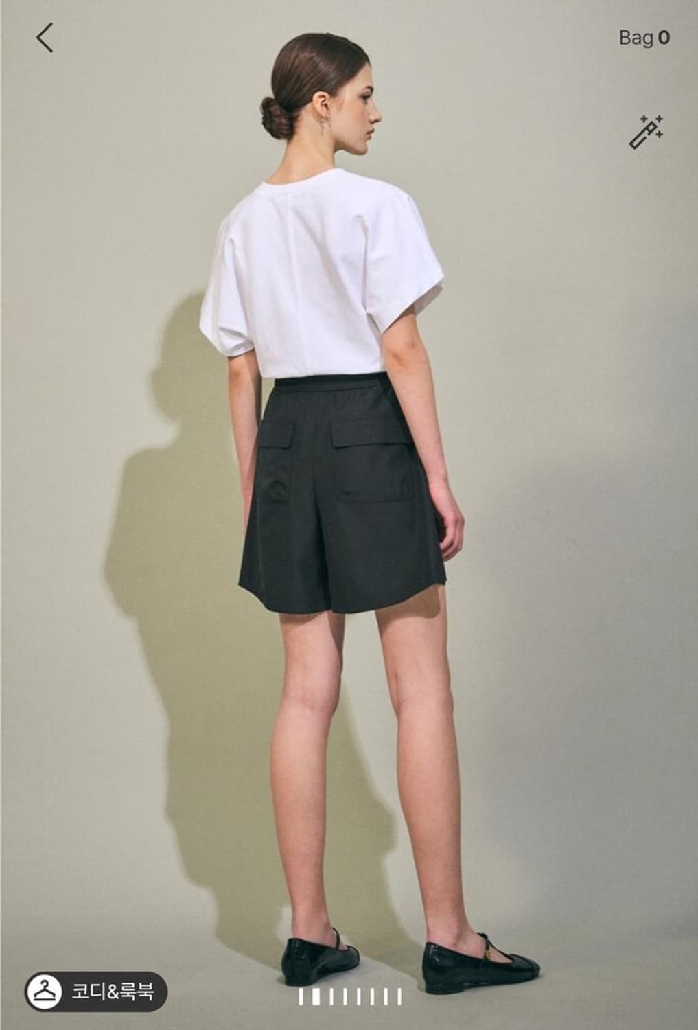 한섬 마인 2025 사이드 밴딩 투턱 쇼츠 64-94사이즈 상품이미지2