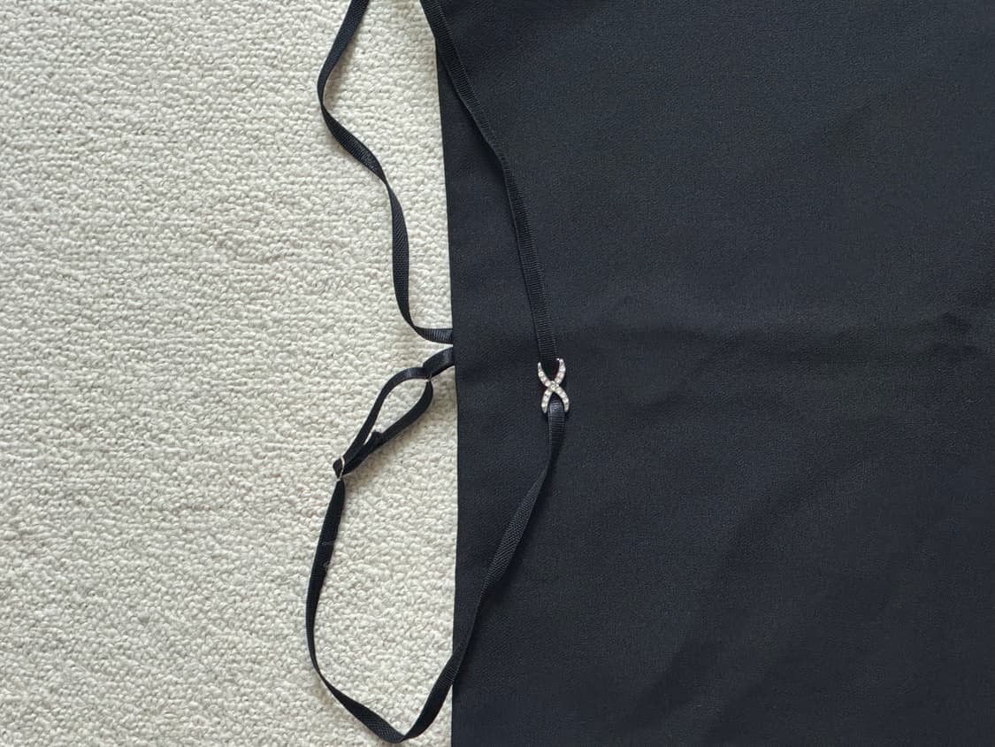 바디수트 허리 스트랩 로우웨이스트 베이직 스커트 새상품 M 상품이미지3