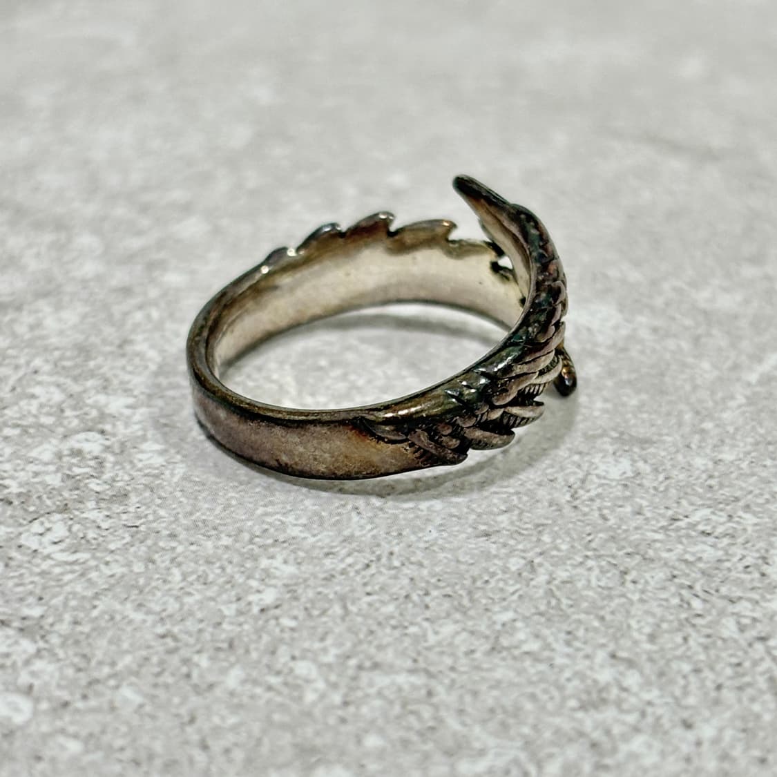 Oribell 팔콘 윙 날개 실버 오픈링 빈티지 반지 상품이미지4