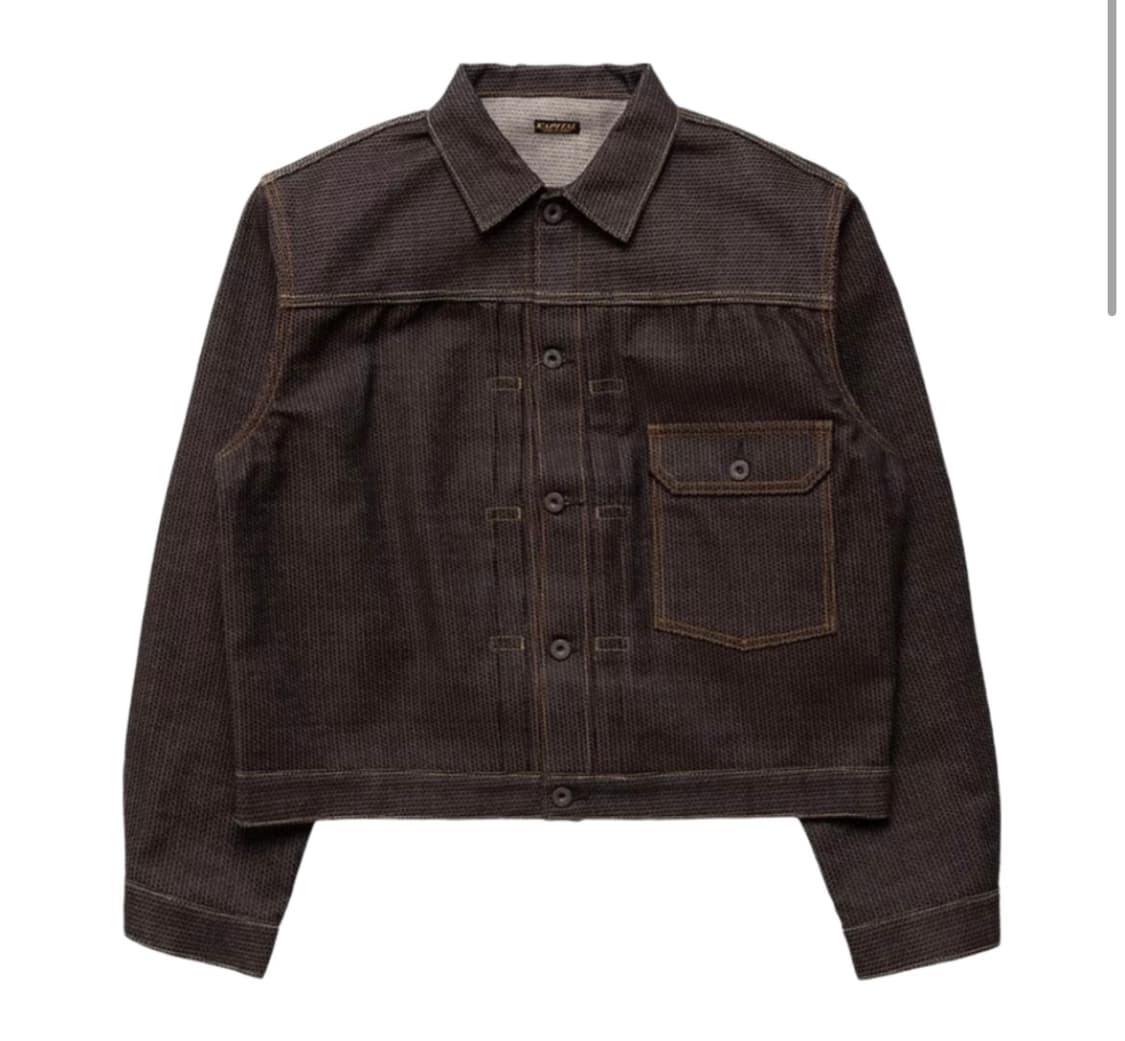 6) 캐피탈 센츄리 데님 1세대 자켓 N5S 브라운 상품이미지1