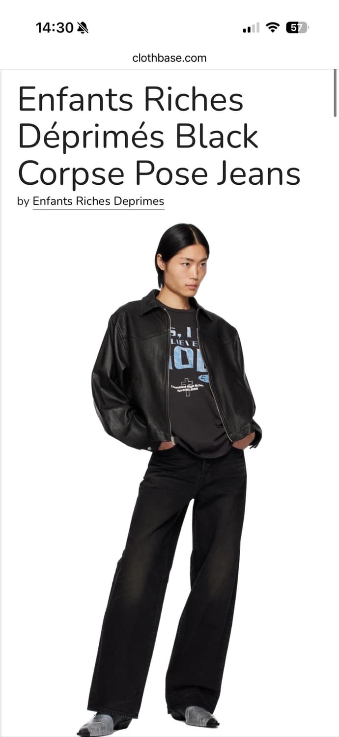 [36] ERD 앙팡 리쉬 데프리메 데님 팬츠 erd 데님 상품이미지1