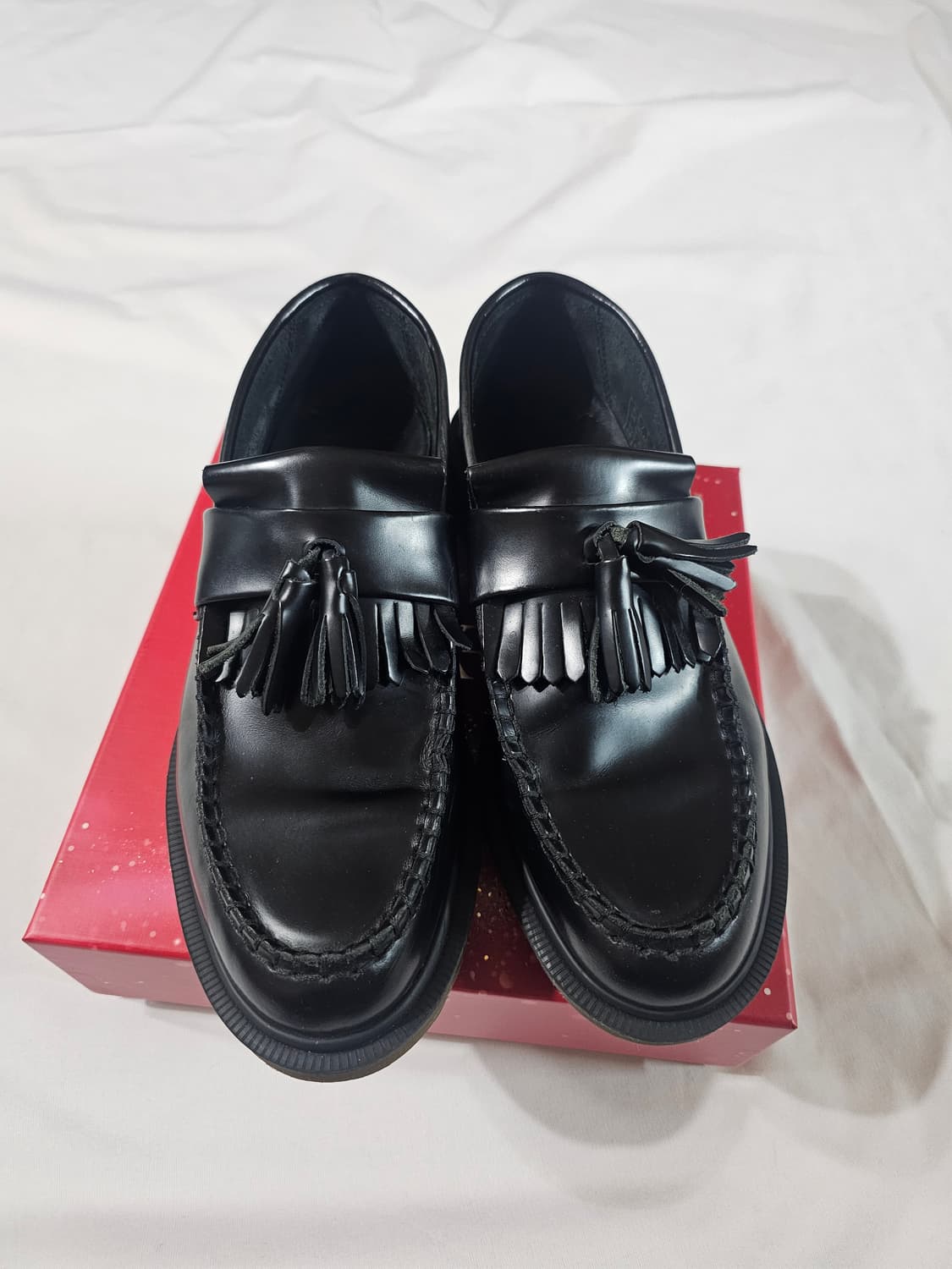 [250,uk6,eu39] 닥터마틴 아드리안 태슬 로퍼 블랙 상품이미지2