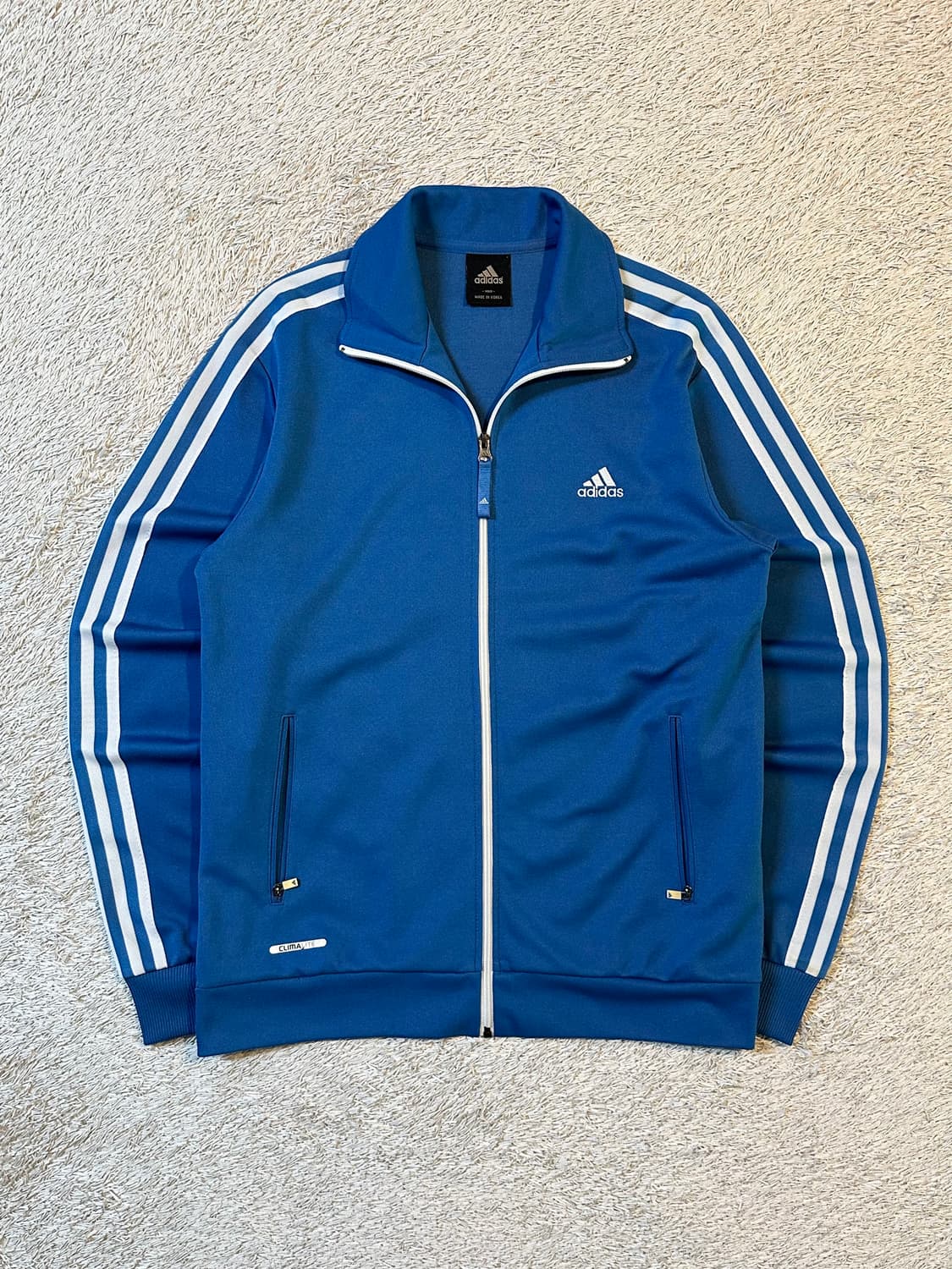 아디다스 ADIDAS 삼각로고 트랙탑 져지 블루 상품이미지1