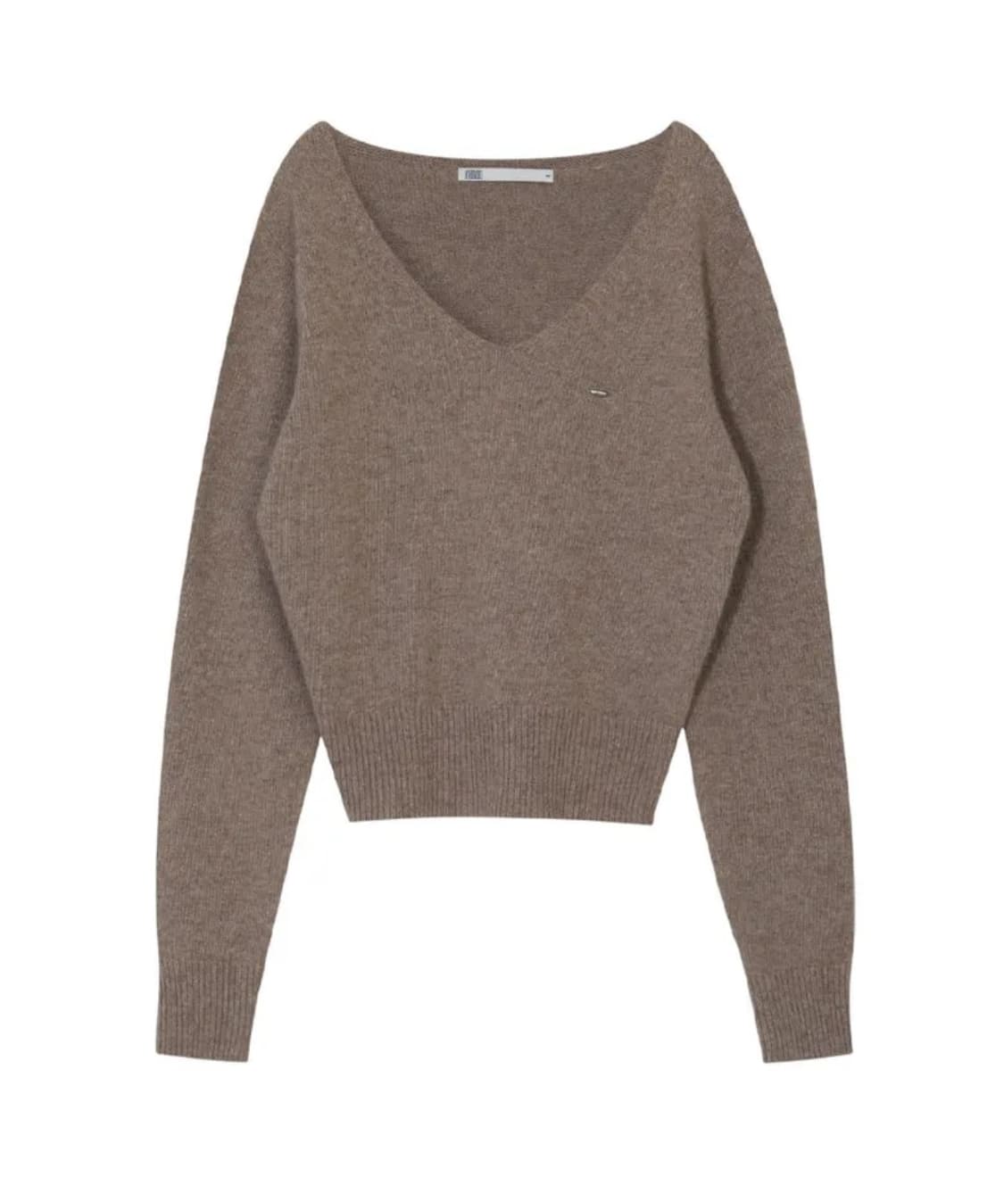 보헤미안서울 보헴서 루즈핏 브이넥 울니트 우드베이지 상품이미지4