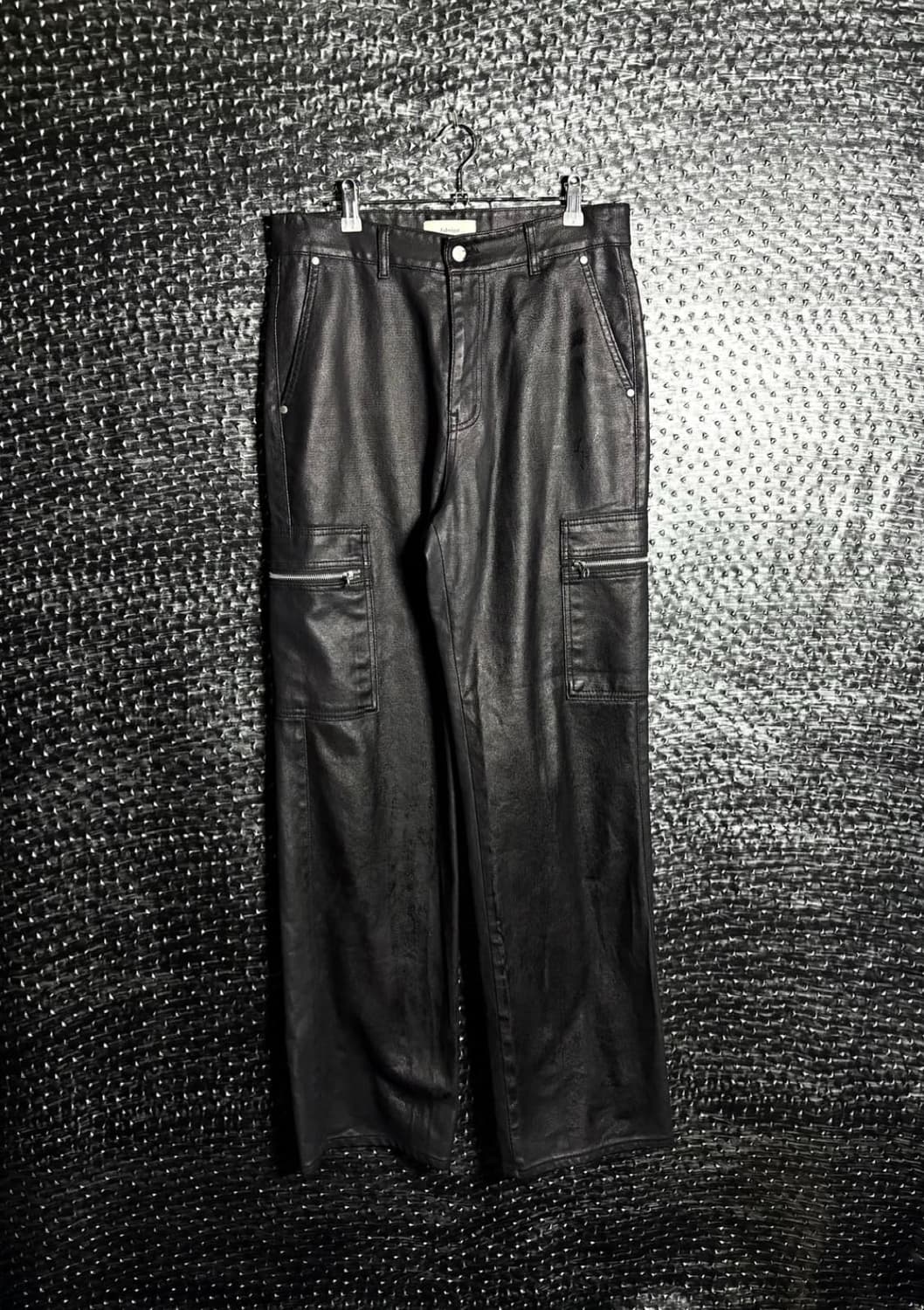 와이드 코팅 카고팬츠 상품이미지1