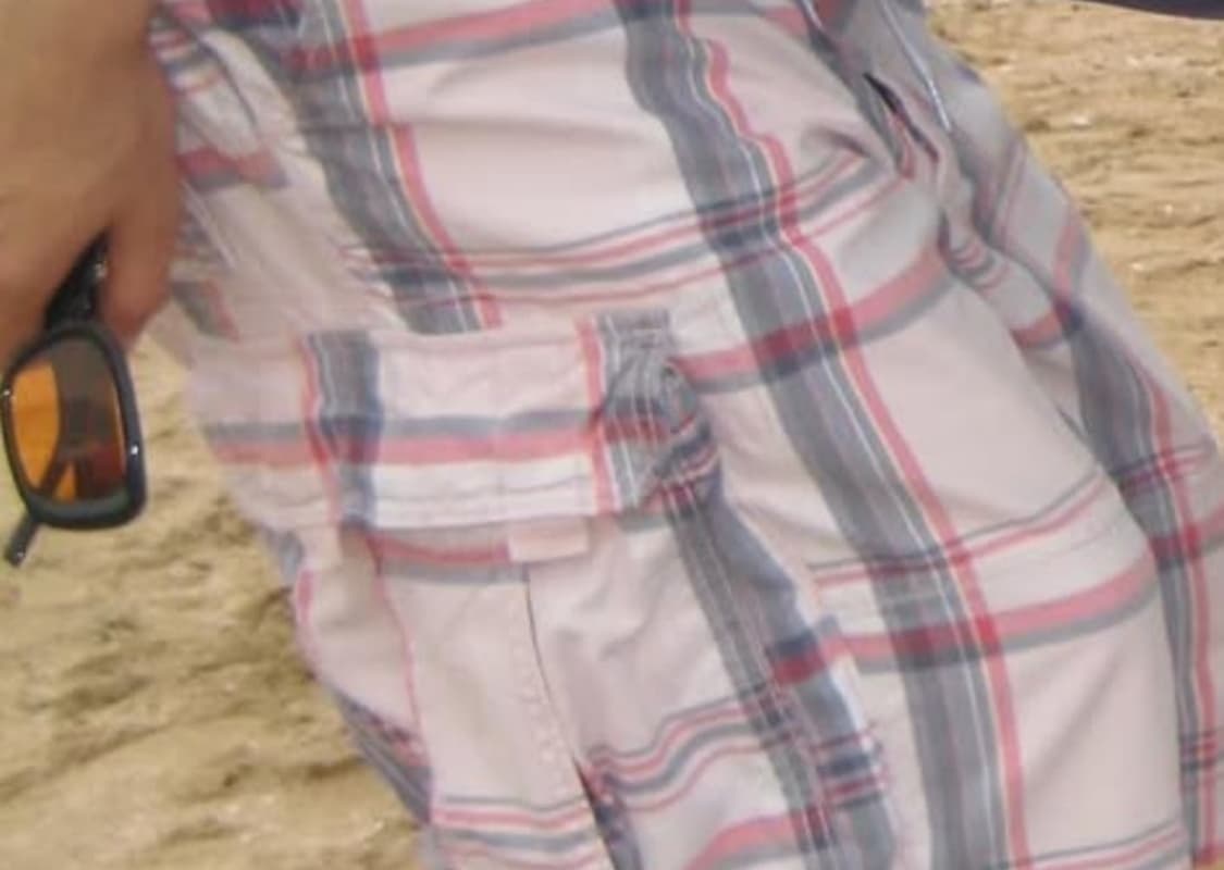 hilfiger denim 체크 버뮤다 팬츠 핑크 pink 상품이미지1