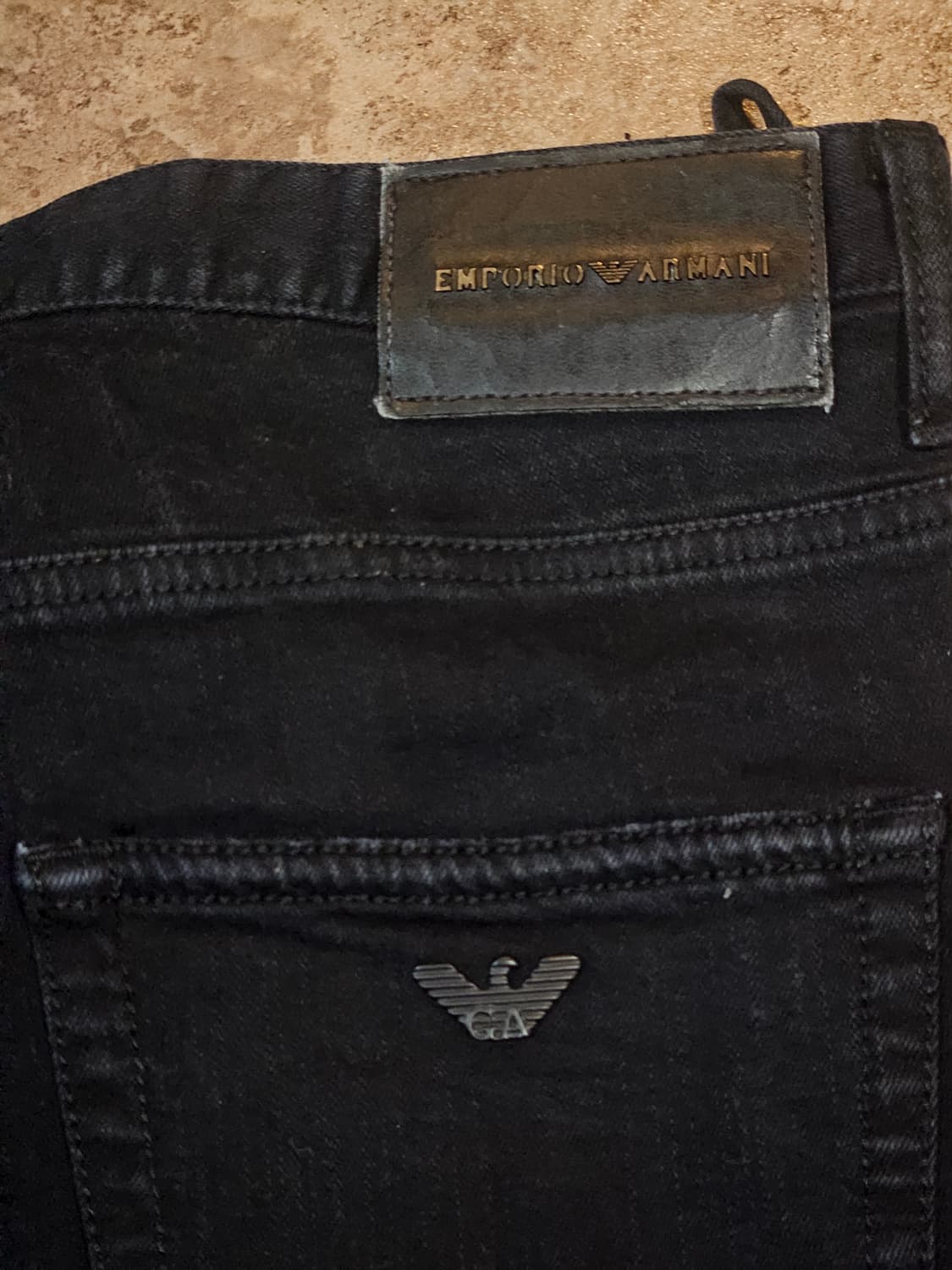 EMPORIO ARMANI 블랙 데님 팬츠
 상품이미지8