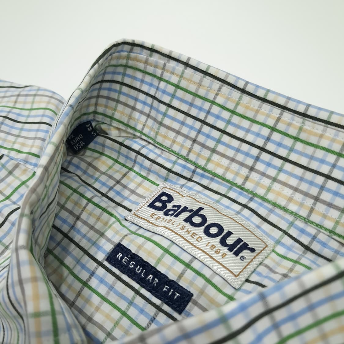 CL942 M 바버 코튼 레귤러핏 멀티 마이크로체크 셔츠 상품이미지3