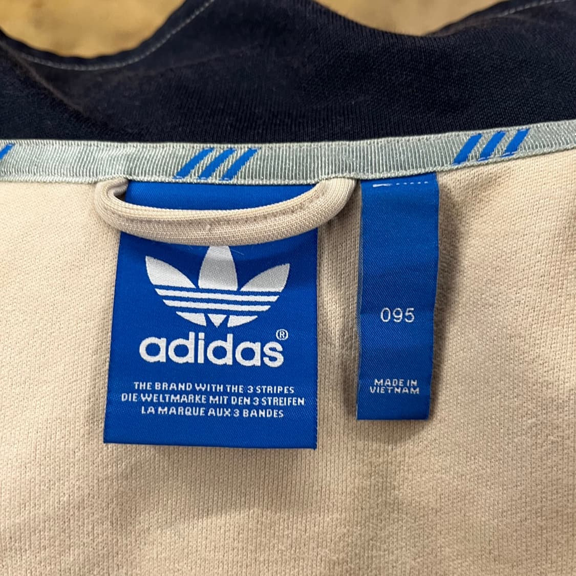 아디다스 베이지 데님 카라 스타 별 져지 트랙탑 95 상품이미지5