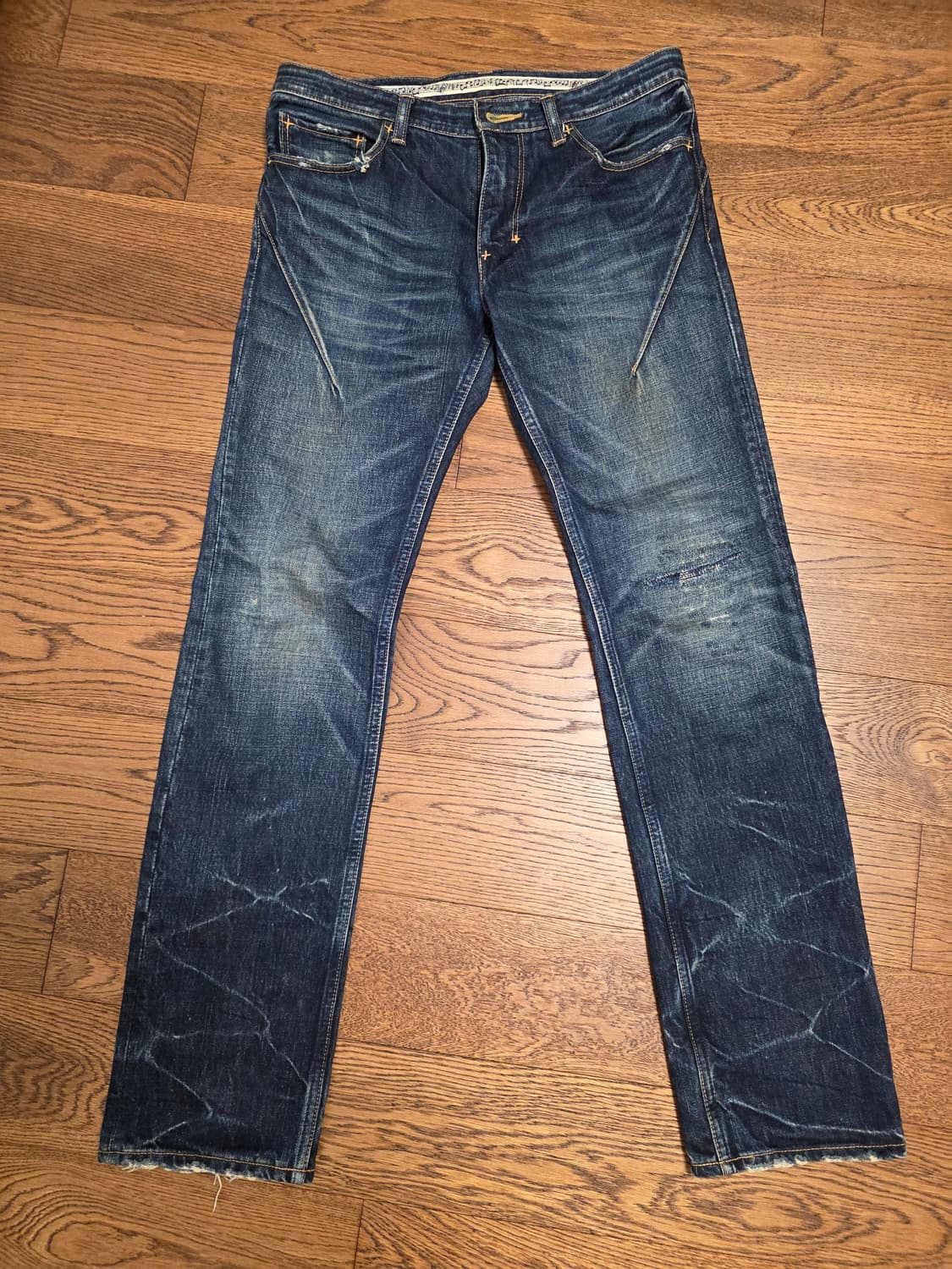 넘버나인 07ss 허니콤 데님 상품이미지2