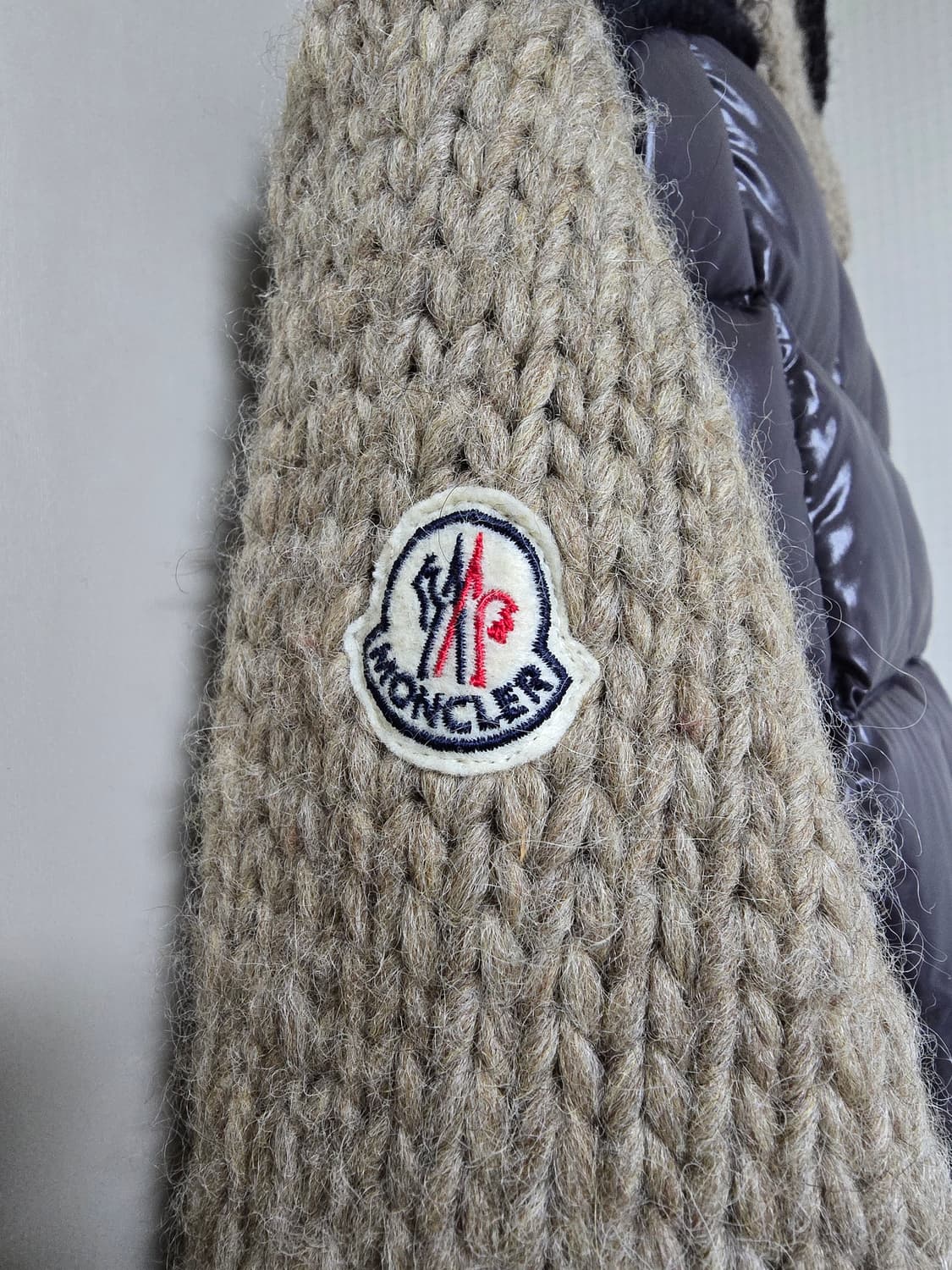 몽클레어 패딩 니트 집업 점퍼  상품이미지5