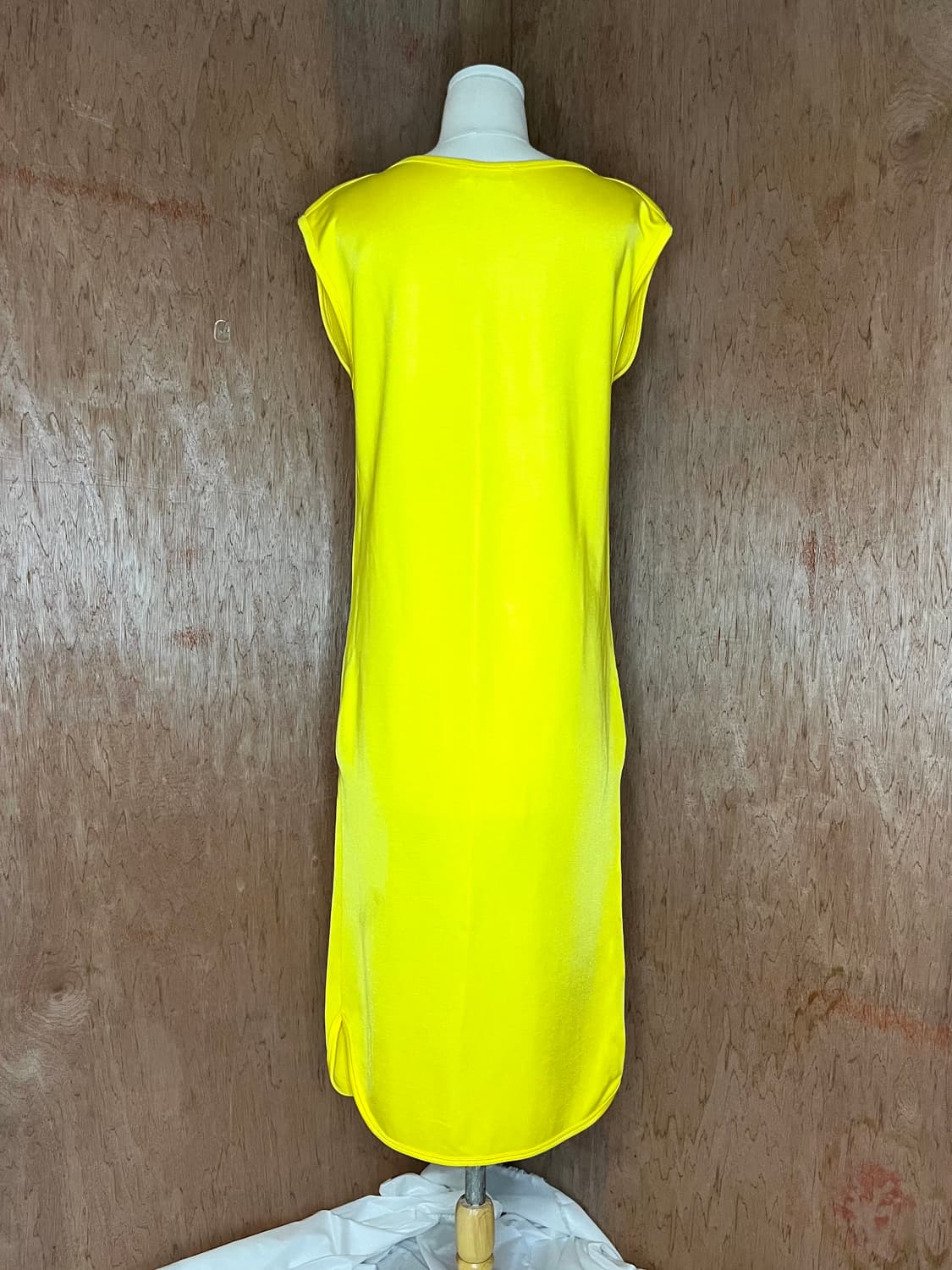 질샌더 15S/S 아카이브 옐로우 저지 롱 원피스 상품이미지3