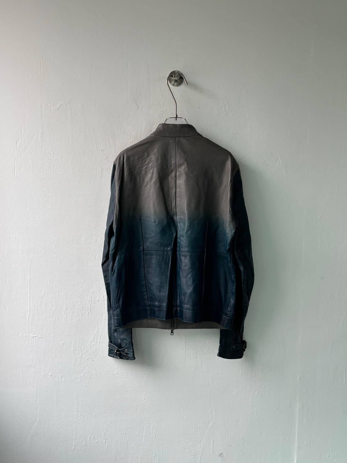 아르마니 익스체인지 그라데이션 램스킨 레더 자켓 상품이미지8