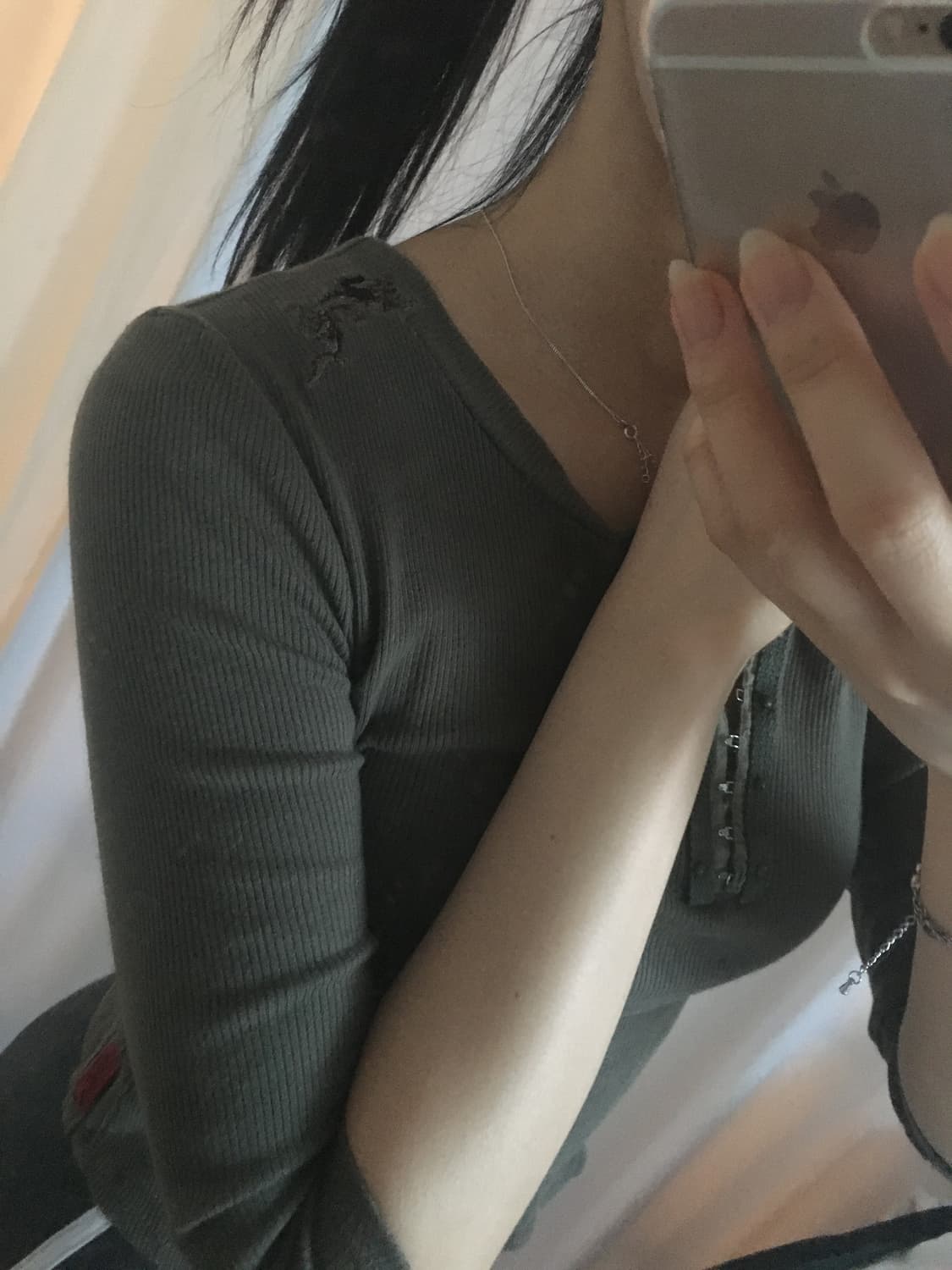일본 빈티지 7부 반팔티  상품이미지3