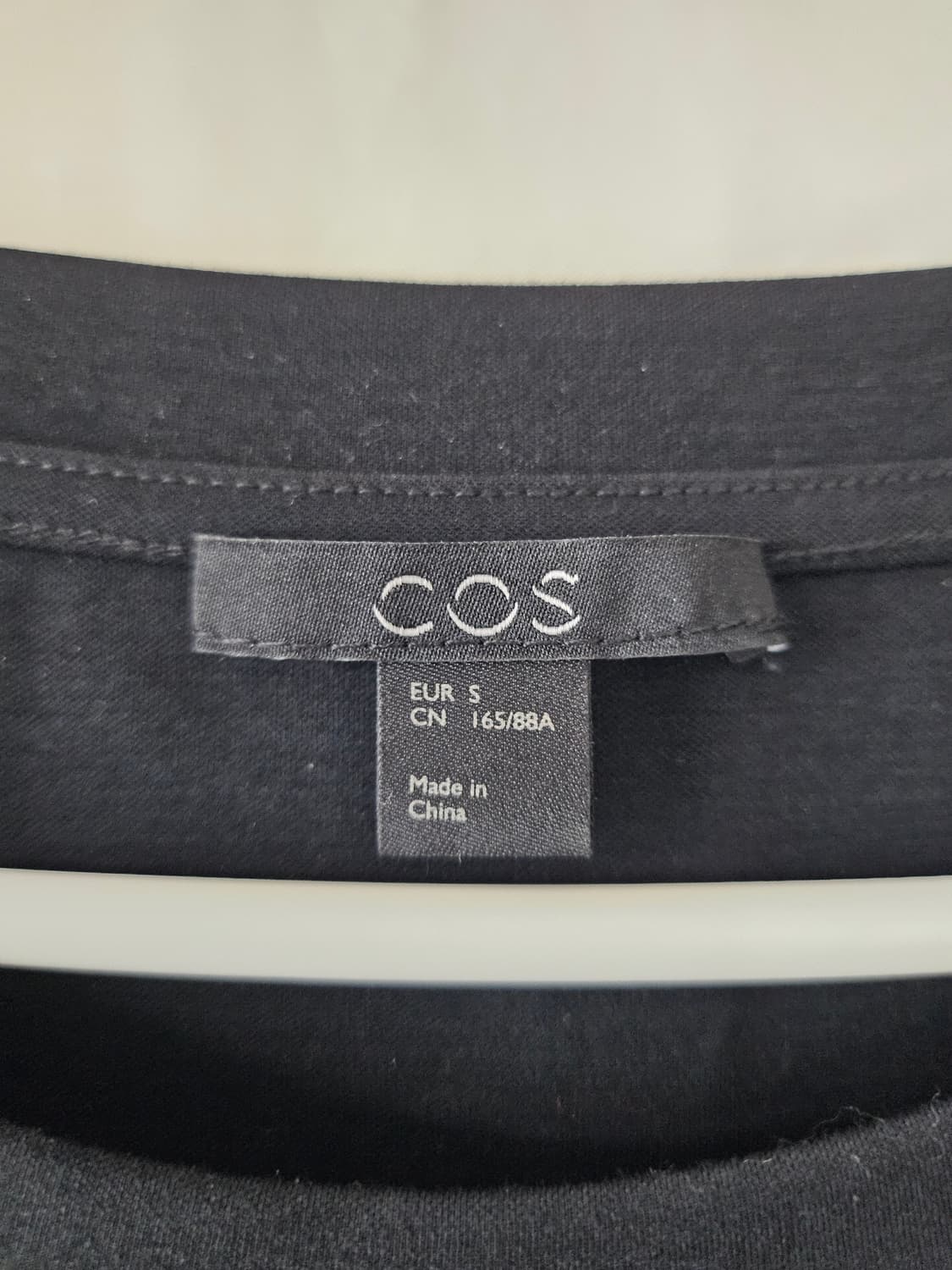 COS 코스 블랙 플레어 반팔 원피스 s 상품이미지3