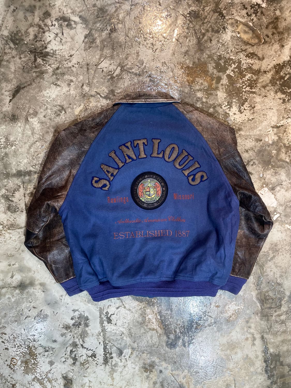 Rawlings Saint Louis leather varsity jac 상품이미지1