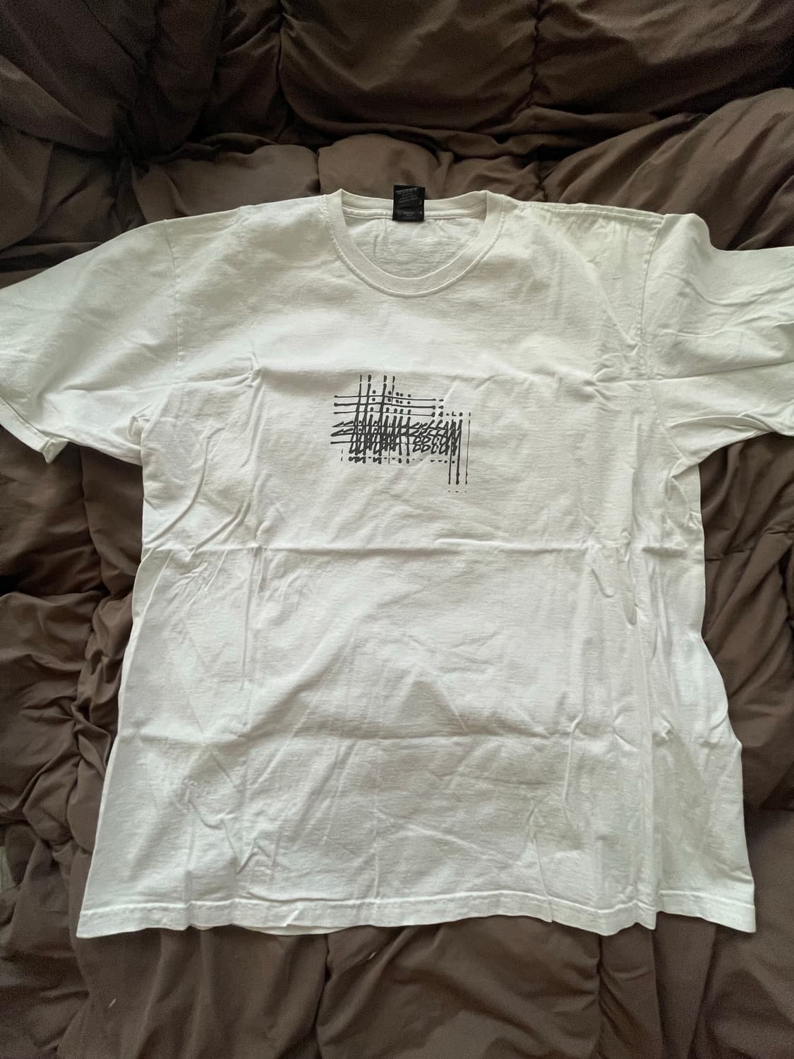 [XL] 스투시 리프랙티드 티셔츠 화이트 상품이미지1