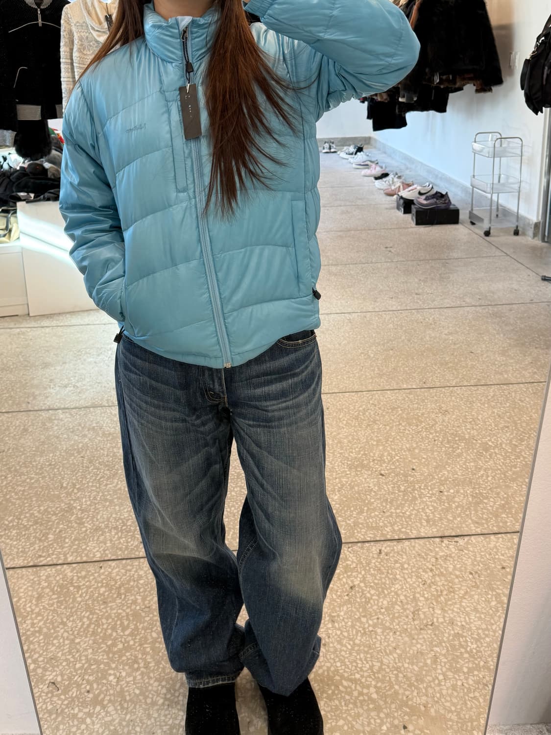 L.L.Bean sky blue down padding 상품이미지1