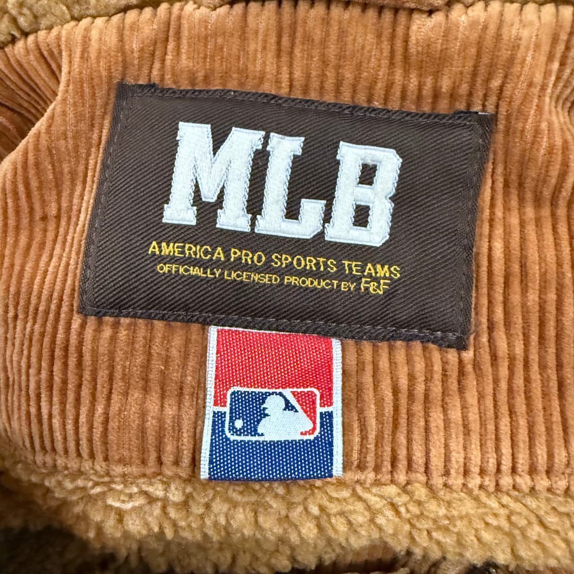 엠엘비 코듀로이 골지 브라운 더플 떡볶이 코트 상품이미지5