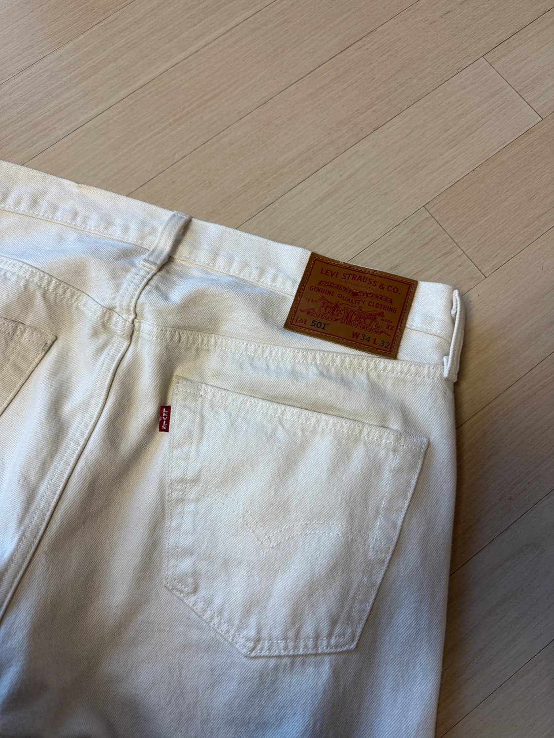 리바이스 501 화이트진 34사이즈 상품이미지5