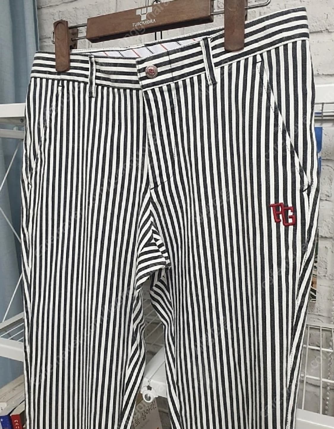 파리게이츠 여성골프바지 28 봄~가을 초여름 스트라이프 스키니핏 WA49 상품이미지2