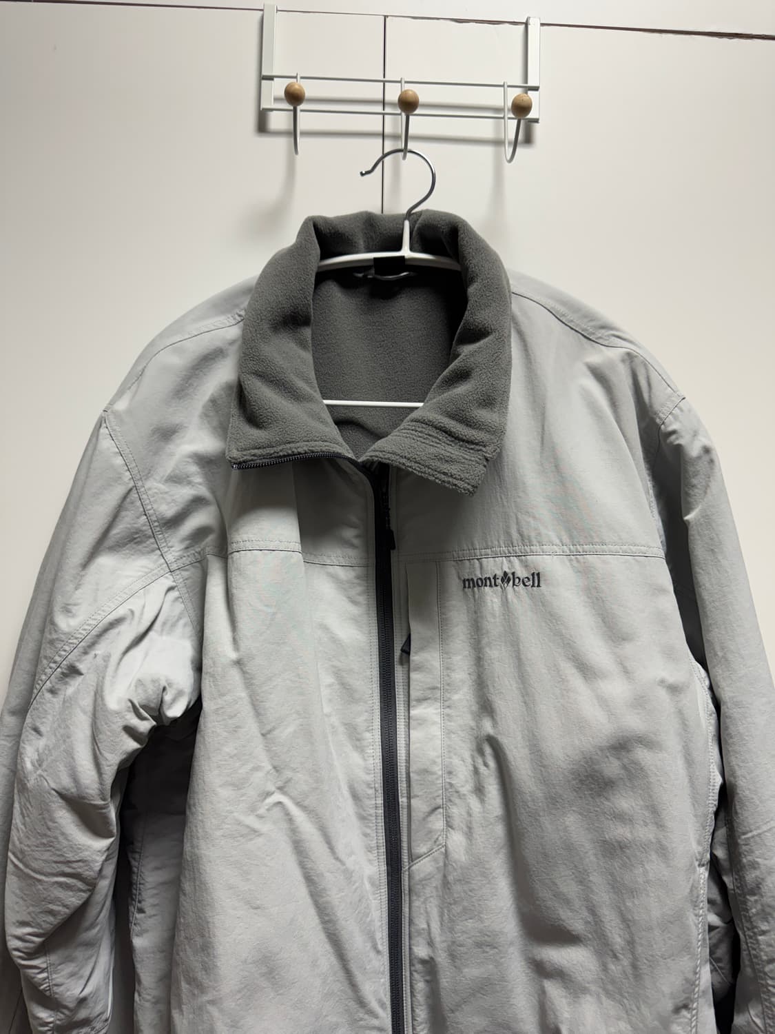 몽벨 클리마플러스 100 쉘 자켓 라이트 그레이 XL 상품이미지1