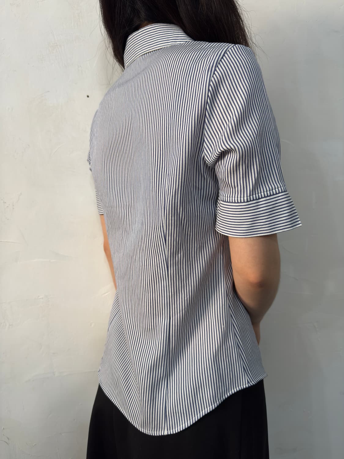 stripe shirring shirt 상품이미지3